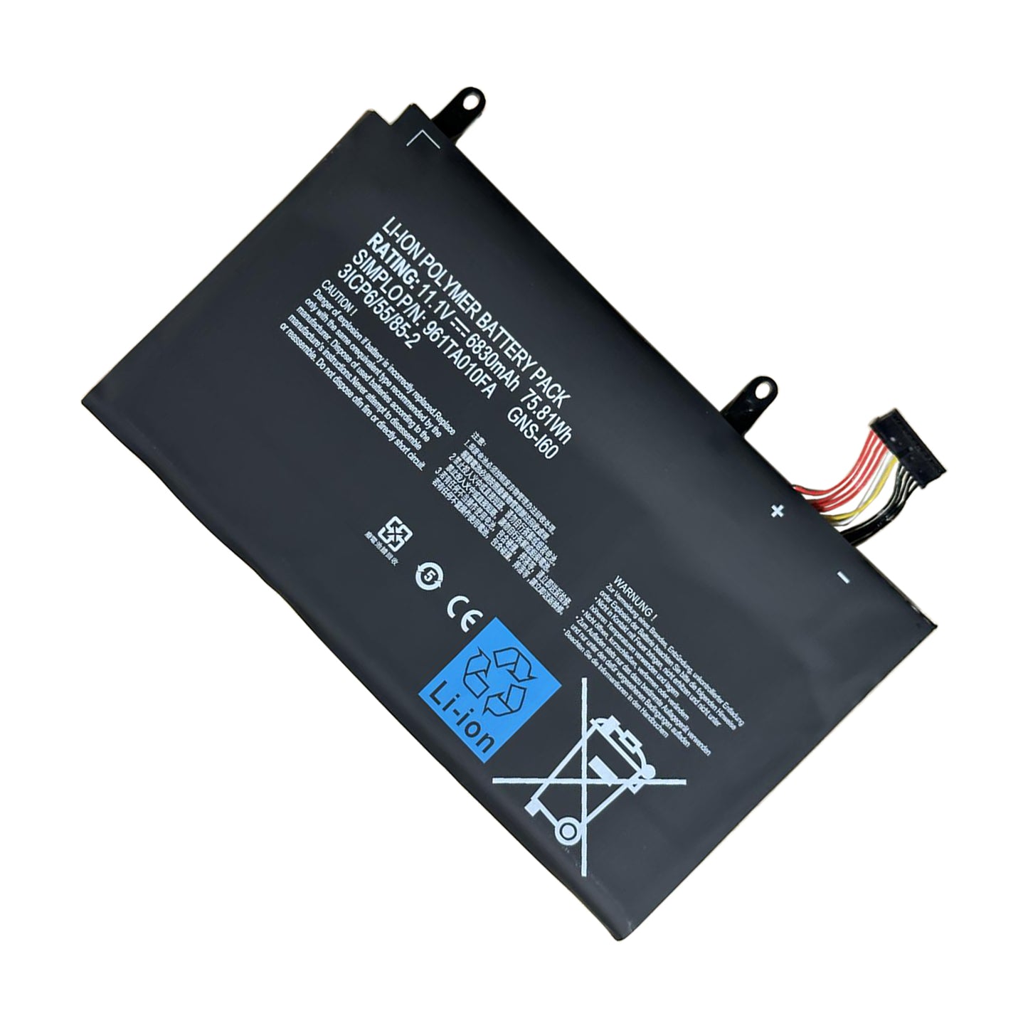 KELESY New GNS-I60 Laptop Battery For GIGABYTE P35K P37X P57X P35G P35N P35W P35X P37W P57W 961TA010FA 31CP6/55/85-2 GNS-160