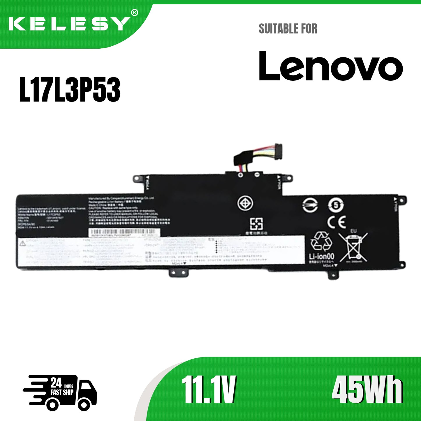 KELESY L17L3P53 L17M3P55 L17C3P53 Battery For Lenovo Thinkpad S2 Yoga L380 L390 Thinkpad Yoga S2 2018 Series 01AV481 01AV483