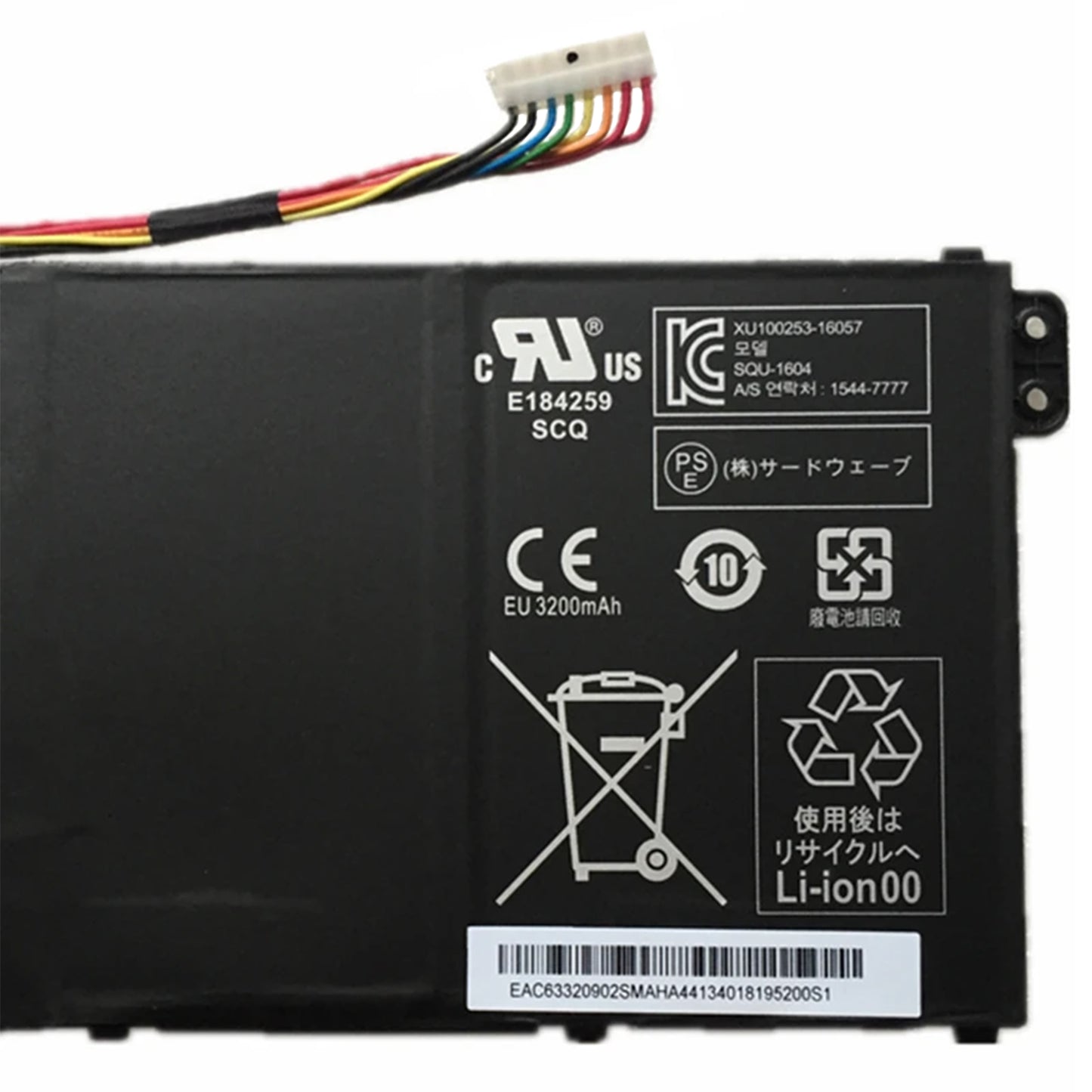 KELESY SQU-1604 Laptop Battery For Hasee 15.28V 48.8wh 3200mAh 916Q2272H L9 L9-581HN3 L9-781S LG 15U47 LG 15U470 916Q2272H
