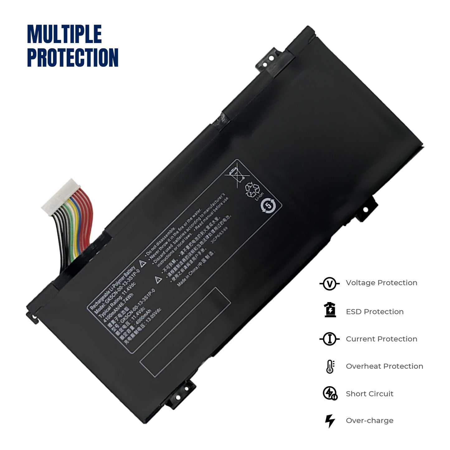 KELESY GK5CN-00-13-3S1P-0 Battery For HP MECHREVO X8Ti Z2 MACHENIKE T90 Plus T90-T3p F117-B F117-B6 GK5CN GK5CN4Z GK7CN6Z