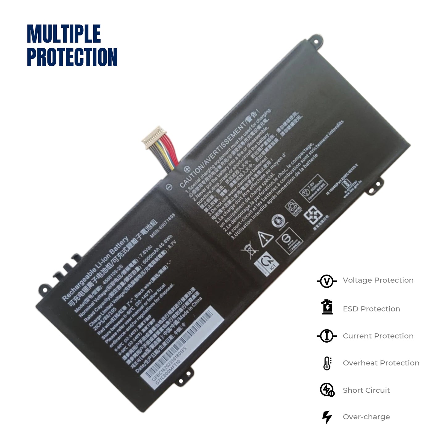KELESY Batería Para Medion Akoya E15403, 4588105-2S, para Dynabook Satellite Pro, C50-E-105, C50D-B-10D, C50D-B-10E