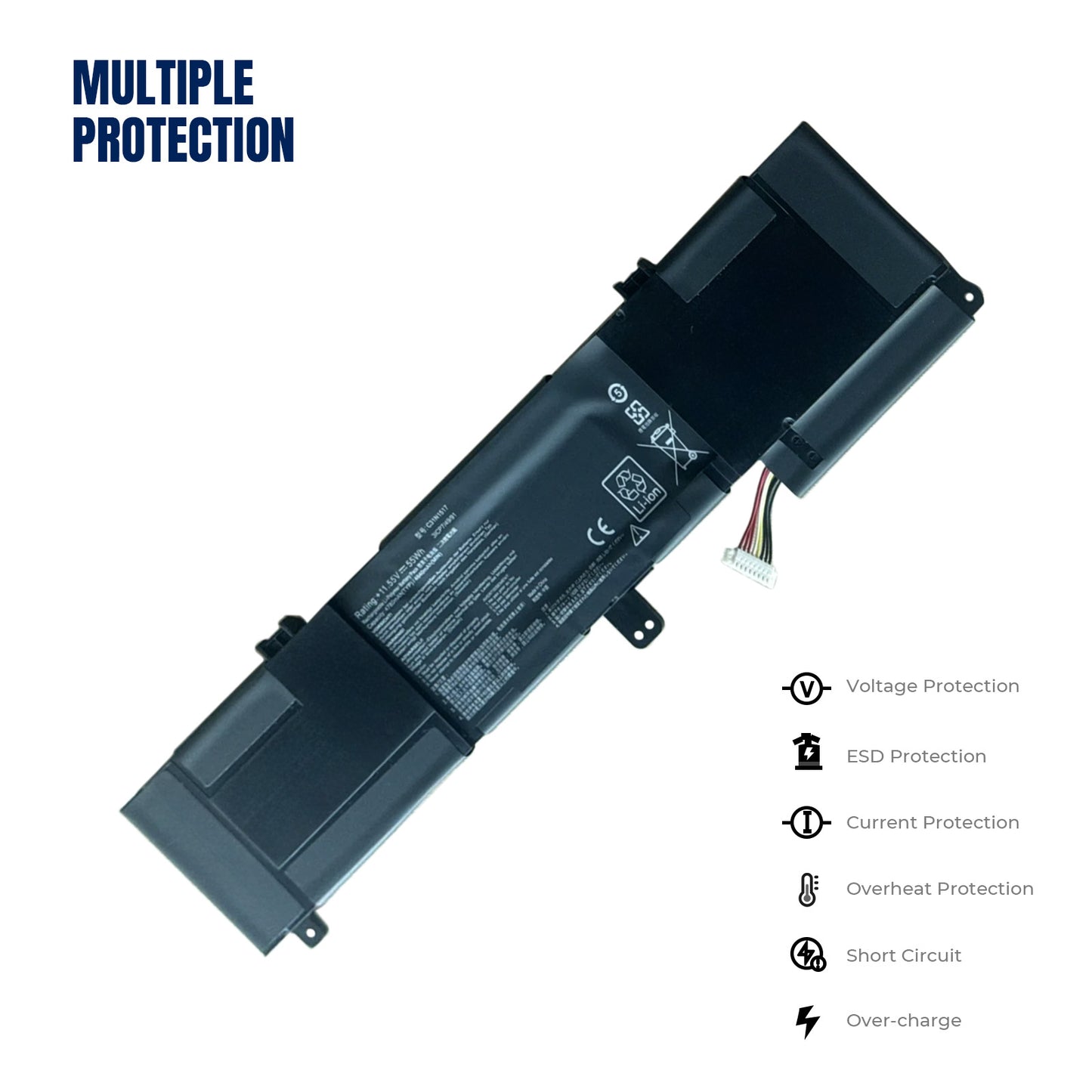 KELESY C31N1517 Laptop Battery For Asus VivoBook TP301UJ TP301UA Q304UJ Q304UAK Q304UA UA6200 0B200-01840000 0B200-01840100