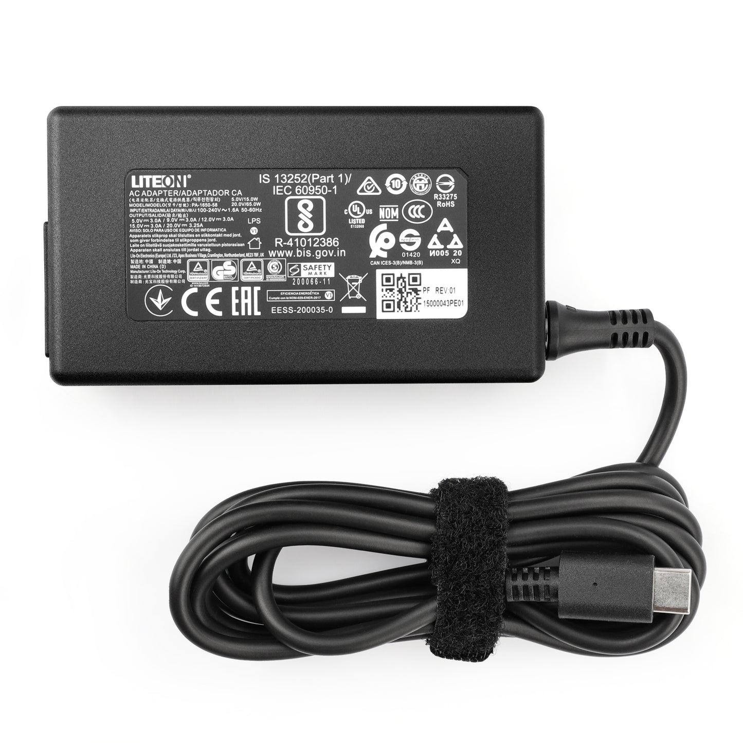 LITEON Laptop AC Adapter for General Model 65W USB Type-C, PA-1650-58PF