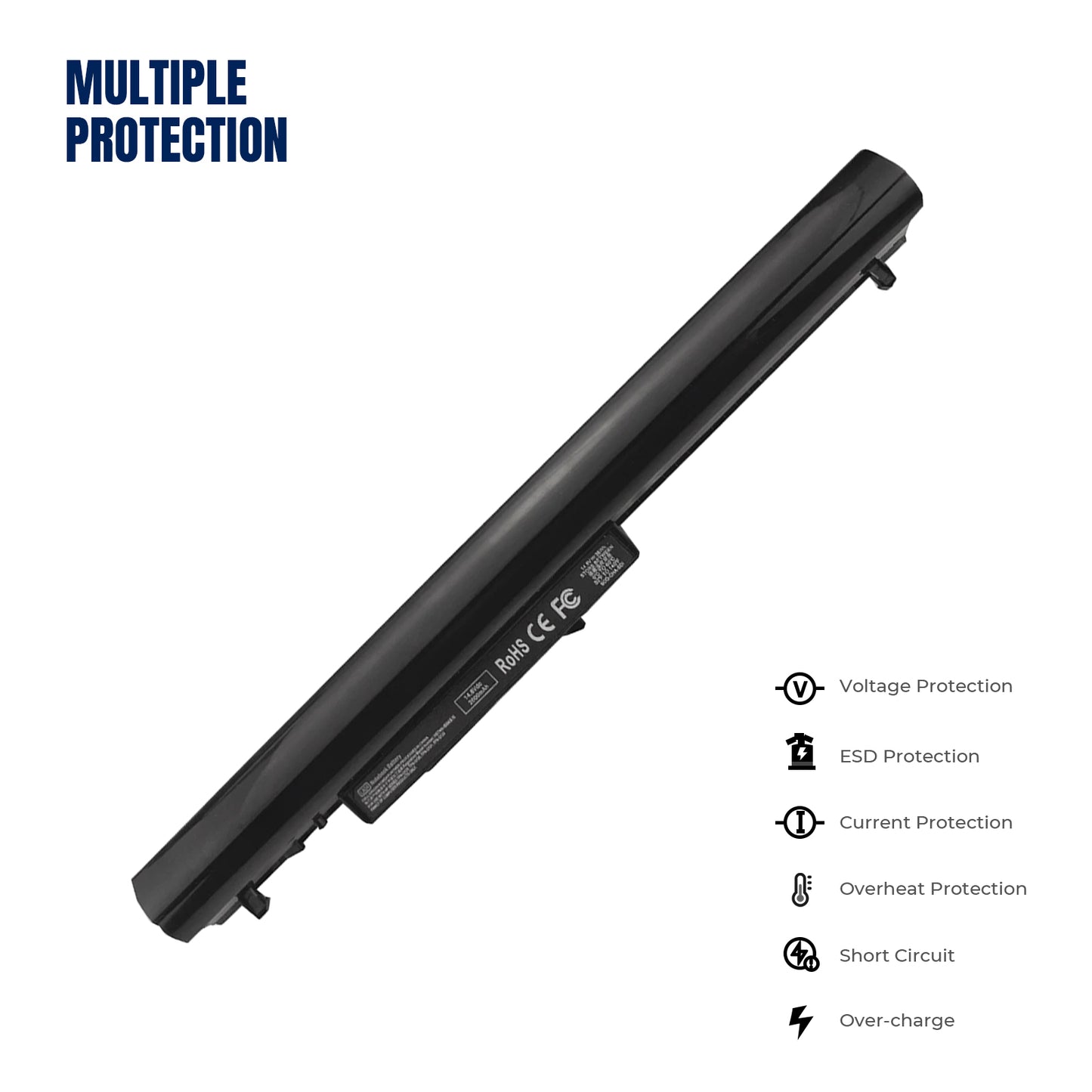 KELESY 2600mAh Laptop Battery LA04 LA04DF For HP Pavilion 14-n000 14-n274tx 15-n000 15-P151 ProBook 350 G2 TouchSmart 15-n000