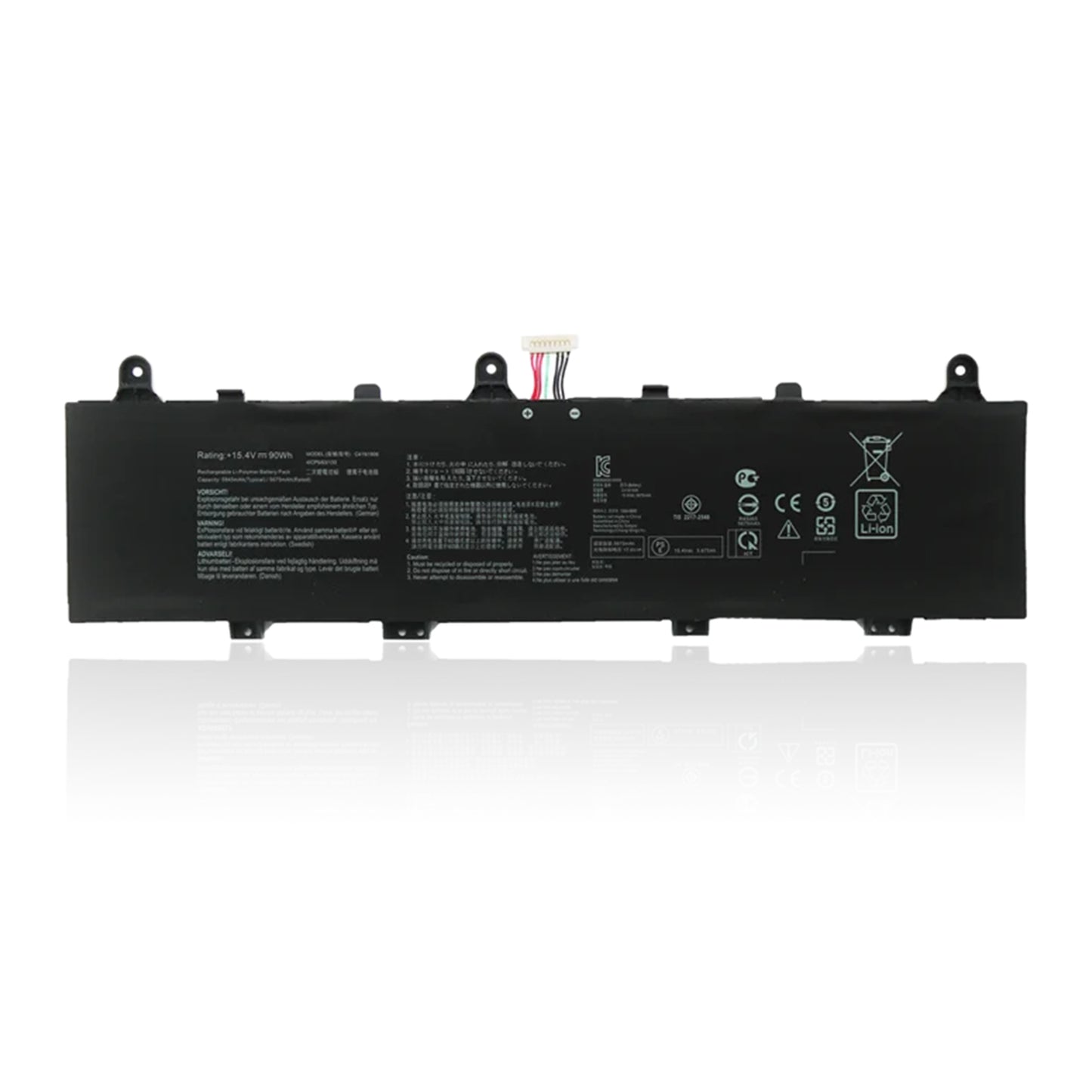 KELESY 15.4V 90Wh C41N1906 Laptop Battery For ASUS ROG Zephyrus Duo 15 GX550 GX550LWS GX550LXS GX551Q GX551QM GX551QR GX551QS