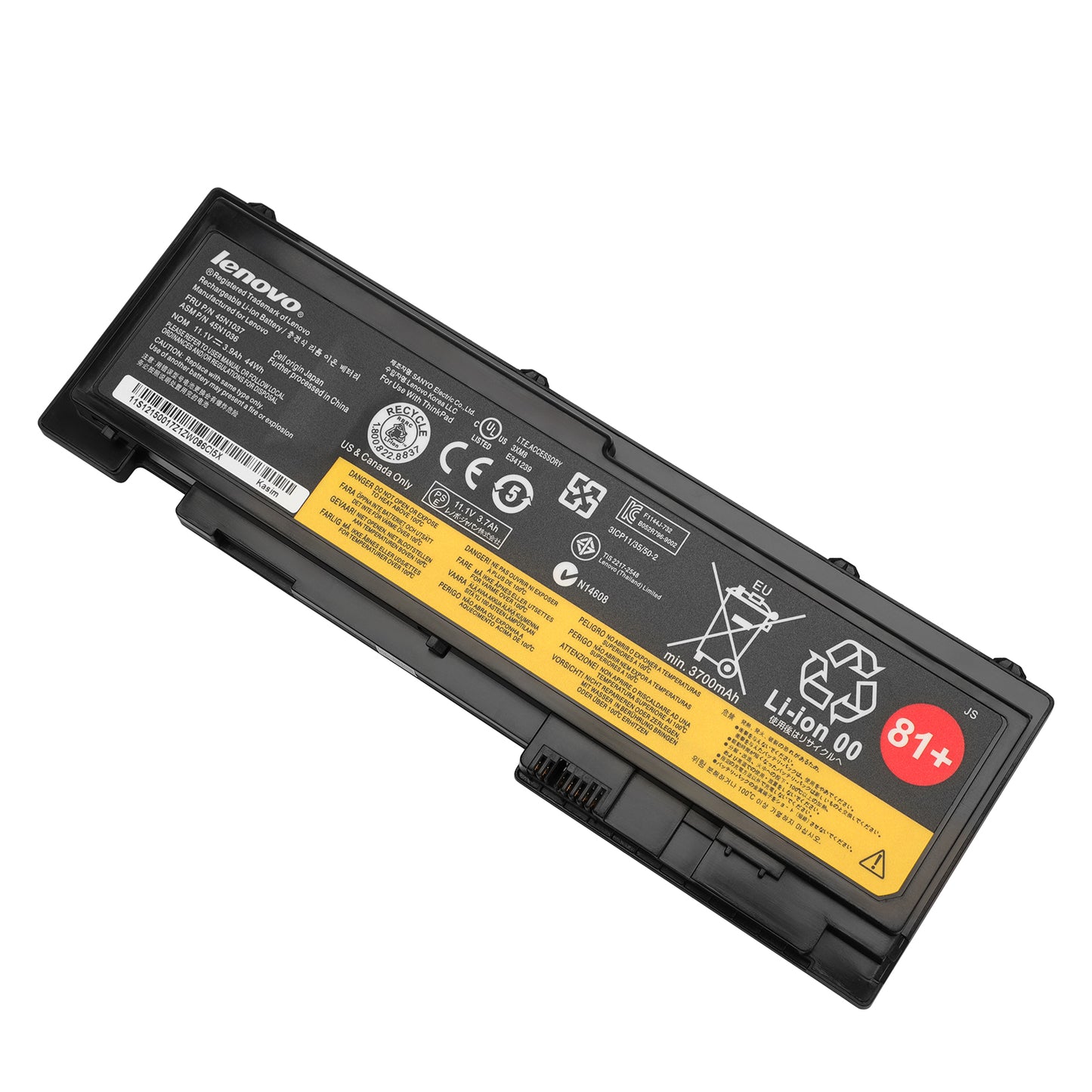 KELESY 11.1V 44Wh Original New T430s T420S Laptop Battery for Lenovo ThinkPad 45N1036 45N1037 45N1038 0A36309