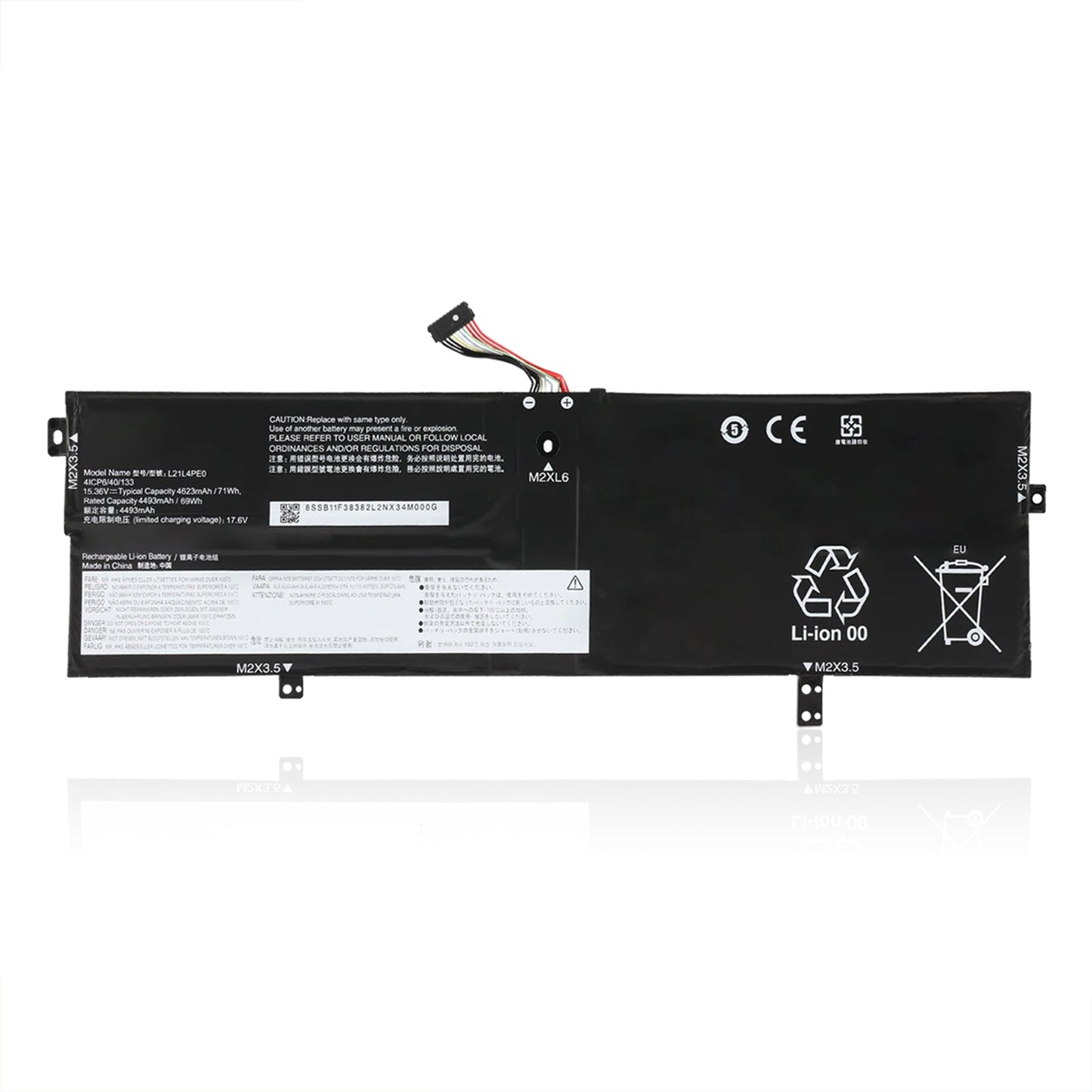KELESY L21L4PE0 Laptop Battery For Lenovo Yoga 7-14IAL7 Series 82QE 82VD L21B4PE2 L21M4PE3 SB11F38382 5B11F38372 15.36V 71Wh