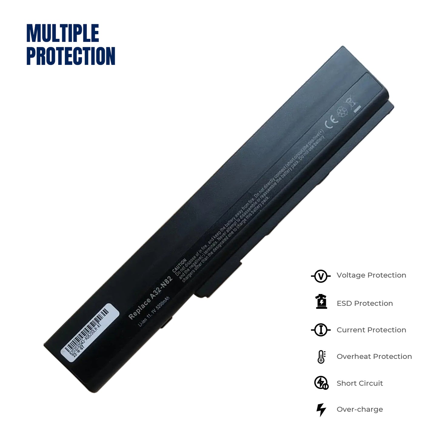 KELESY Laptop Battery for Asus N82 N82E N82EI N82J N82JQ N82JV A32-N82 A42-N82