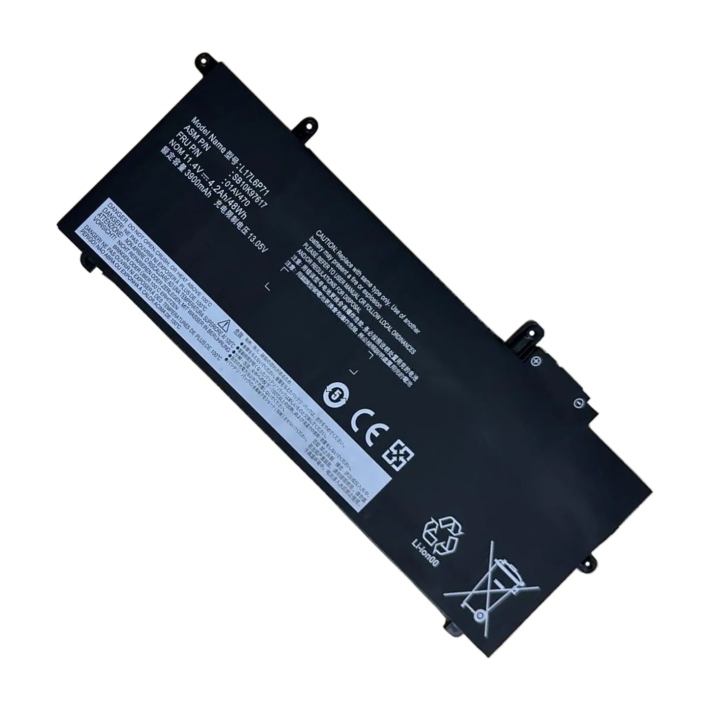 KELESY Battery for Lenovo ThinkPad X280 L17M6P71 L17C6P71 01AV470 01AV471 01AV472 SB10K97617 11.4V 48WH