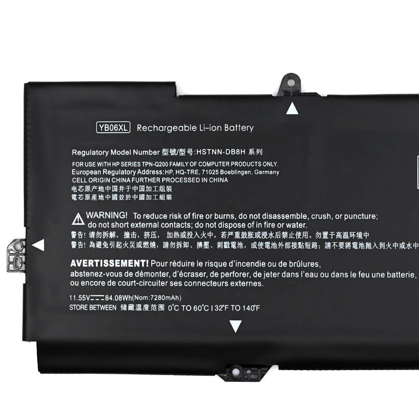 KELESY New Genuine Original YB06XL 11.55V 84.08Wh Laptop Battery for HP Spectre X360 15-CH 2018 928372-855 HSTNN-DB8H YBO6XL