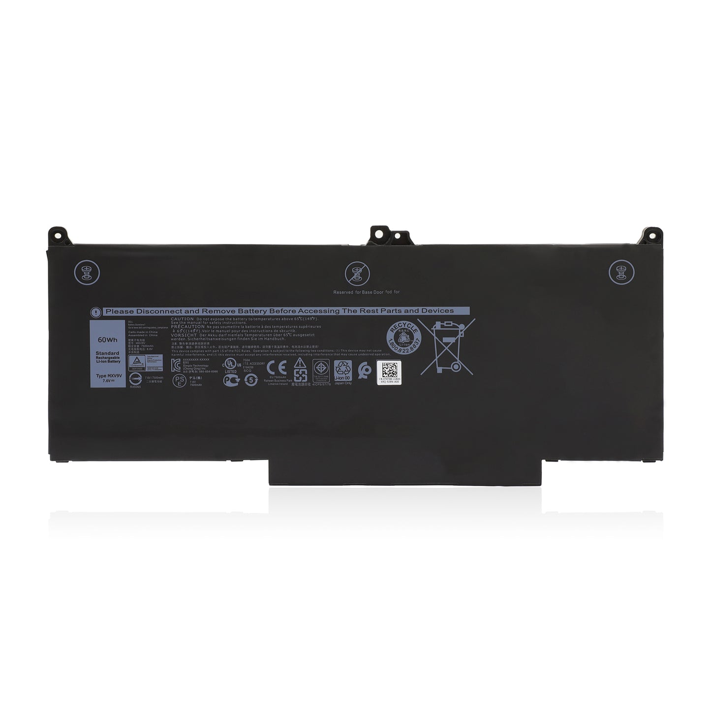 Аккумулятор для ноутбука KELESY 7,6 В 60 Вт·ч MXV9V для Dell Latitude 7300 7400 5300 5310 5300 5310 2-в-1 серии 5VC2M 05VC2M 829MX 0829MX