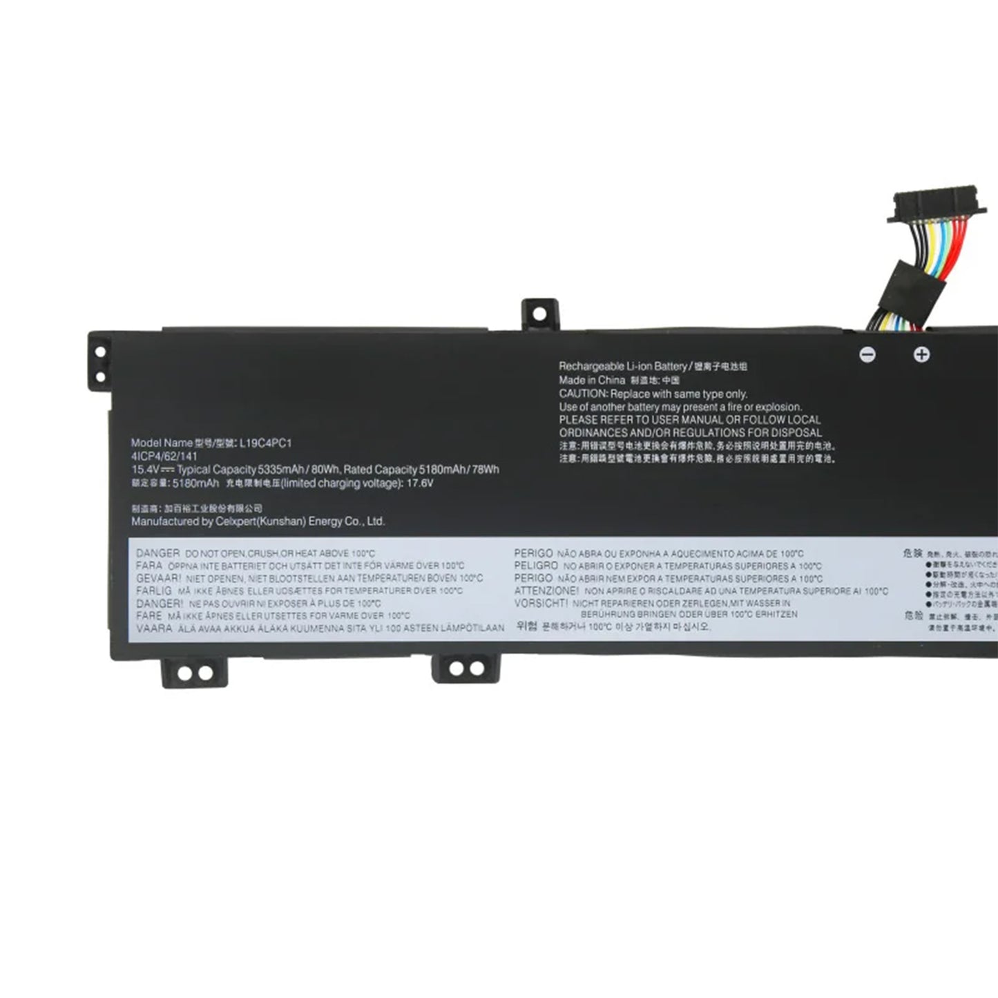 KELESY L19C4PC1 80WH Laptop Battery For Lenovo Legion Y7000P R7000P 5P-15IMH05 5-15IMH05 5-15ARH05 L19M4PC2 L19C4PC2 5B10W86192