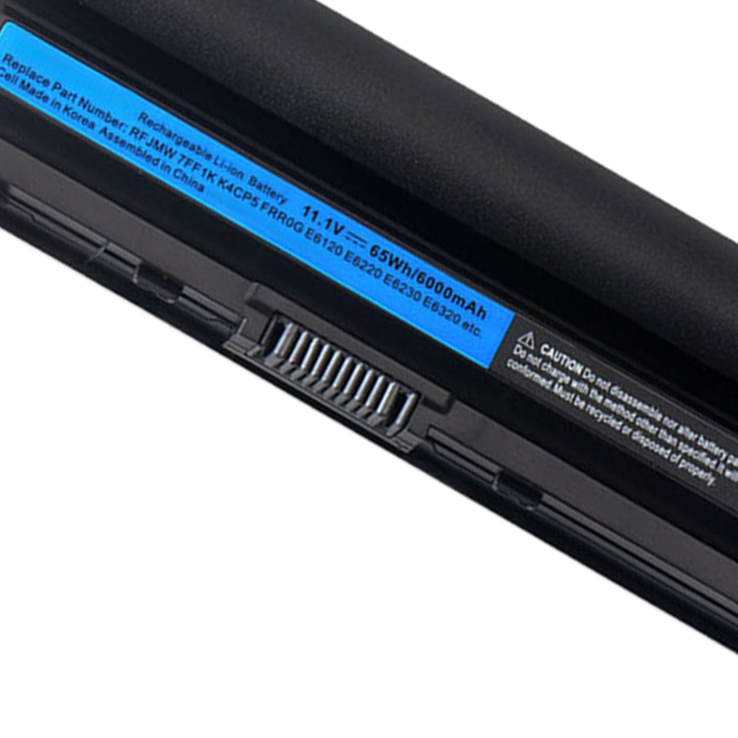 KELESY 11.1V 6000mAh RFJMW 7FF1K Laptop Battery For DELL Latitude E6320 E6330 E6220 E6230 E6120 FRR0G KJ321 K4CP5 J79X4