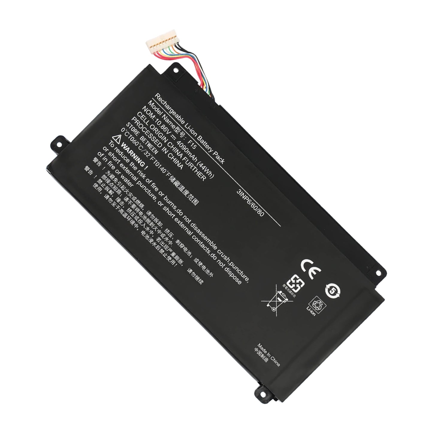 KELESY batería F15 para ordenador portátil, 10,86 V, 44Wh, para Xiaomai 5, Xiaomai 5 Pro, Haier Boyue, M51-52213, 40064155