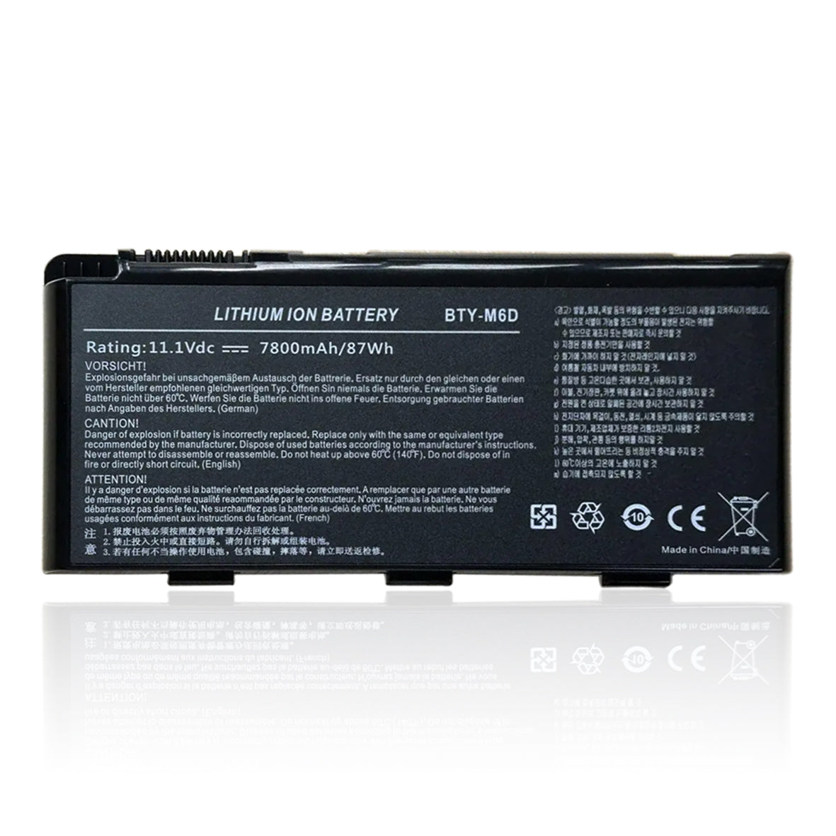 KELESY BTY-M6D Laptop Battery for MSI GT60 GT70 GX780R GX680 GX780 GT780R GT660R GT663R GX660 GT680R