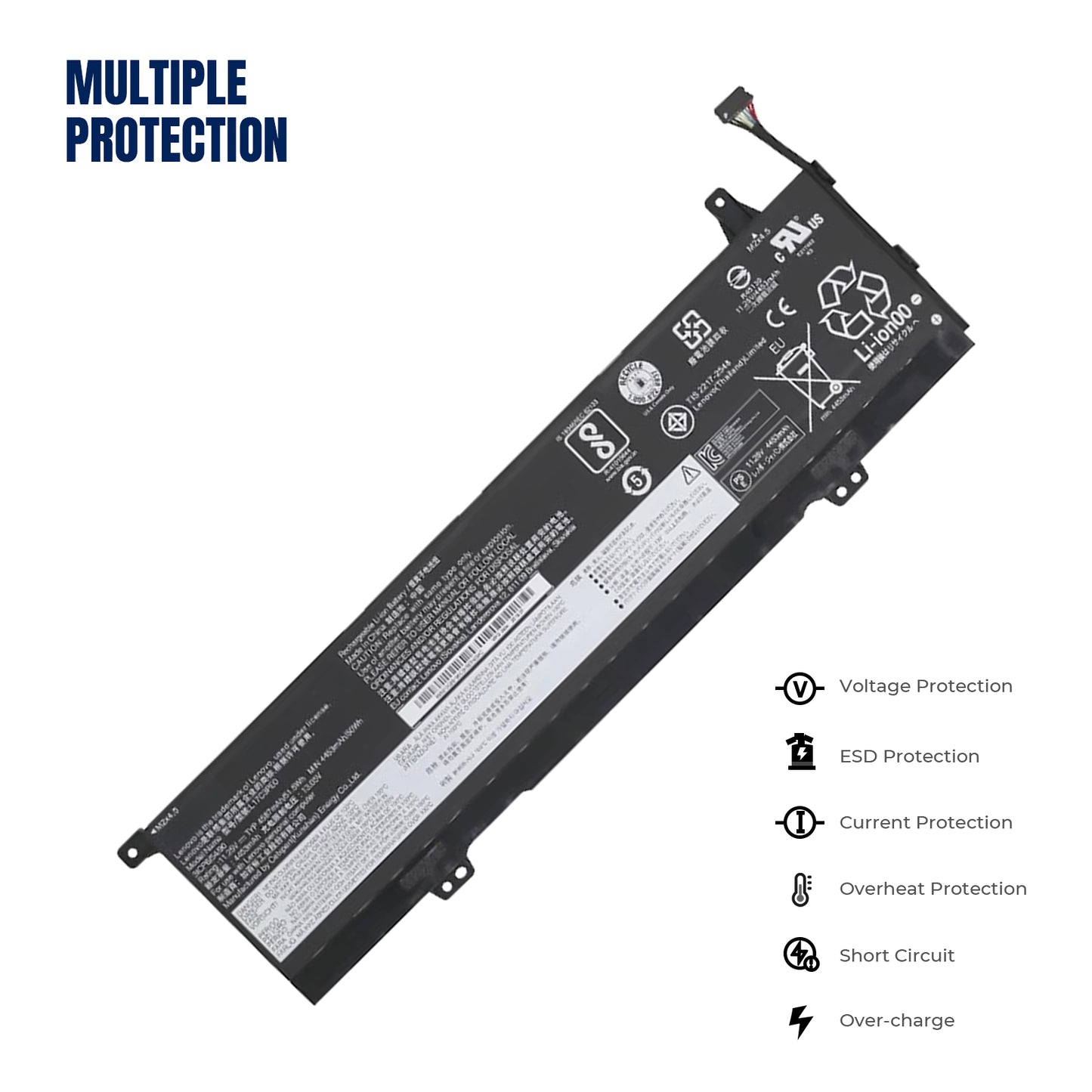 KELESY L17C3PE0 L17L3PE0 Laptop Battery For Lenovo Yoga 730-15IKB 730-15IWL 730-15IKB(81CU) 730-15IWL-81JS Series 4520mAh