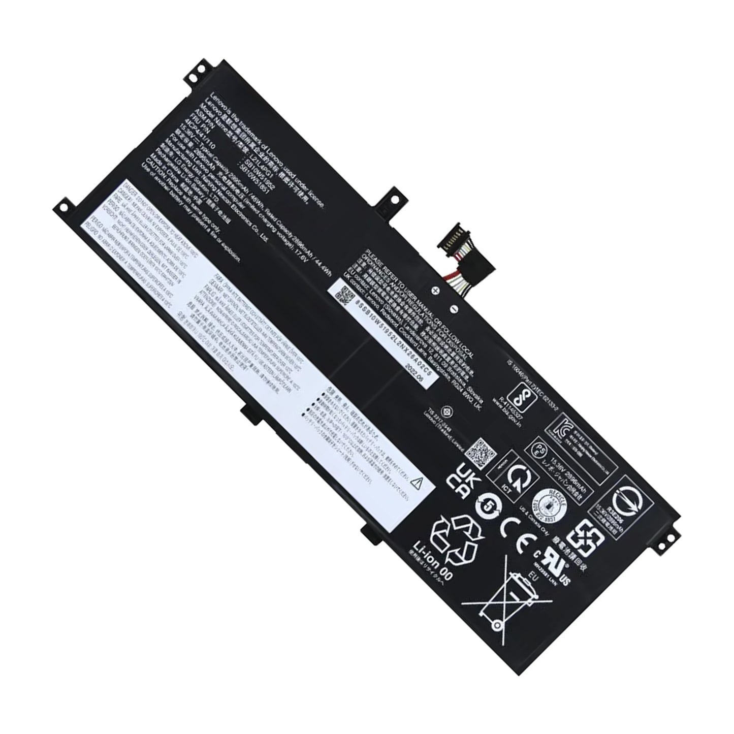 Аккумулятор для ноутбука KELESY L21L4PG1 для Lenovo 5B10W51849 5B10W51850 5B10W51851 L21C4PG1 L21D4PG1 L21M4PG1 15,36 В 2995 мАч