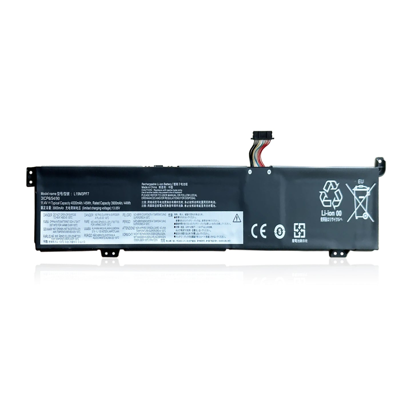 KELESY Batería L19M3PF7 L19D3PF4 L19L3PF3 para portátil, para Lenovo Ideapad Creator 5-15IMH05 Gaming 3-15ARH05 Series, 4000mAh