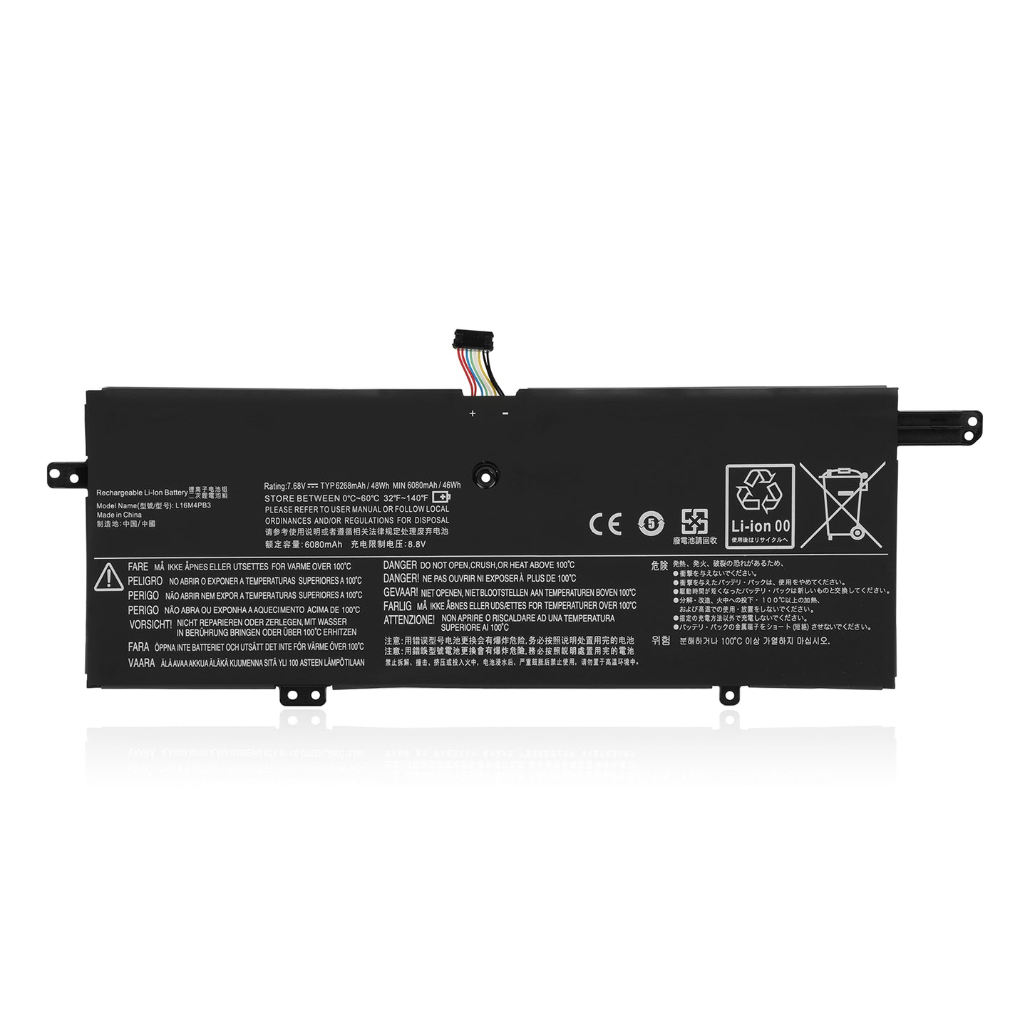 KELESY Original 48Wh L16C4PB3 Laptop Battery For Lenovo IdeaPad 720S 720S-13 720S-13ARR 720S-13IKB L16M4PB3 L16L4PB3