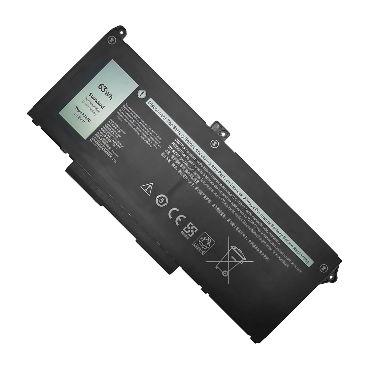 KELESY15.2V 63Wh RJ40G Battery for Dell Latitude 14 5420 15 5520 3560 XPC5H CHKFM FDTCY 9D3YW 758J7 WY9DX M033W 4ICP5/57/79
