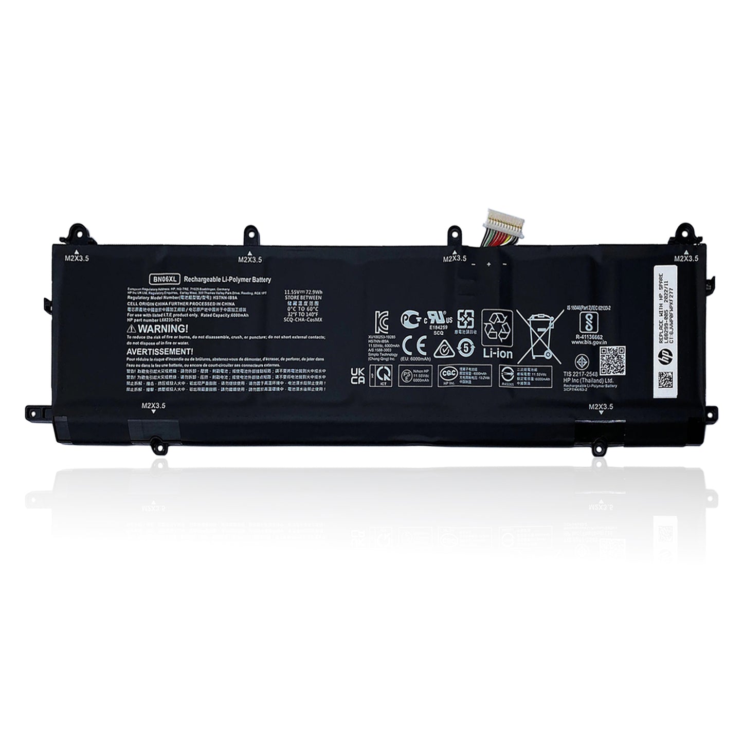 KELESY BN06XL HSTNN-IB8W L68235-1C1 For HP Spectre X360 Convertible 15-EB0005UR 15-EB0025TX Series 11.55V 72.9WH