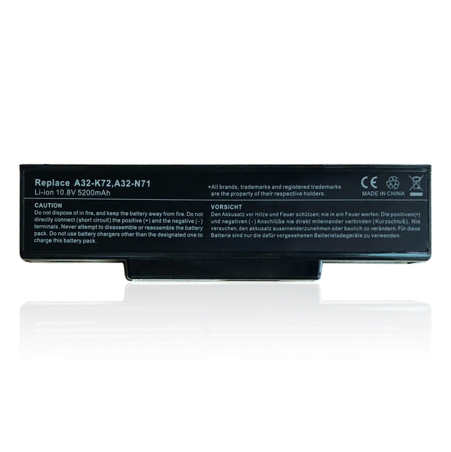 KELESY Laptop Battery For Asus A32-N71 A32-K72 K72 K72F K72D K72DR K73 K73SV K73S K73E N73SV X72 X73 N71