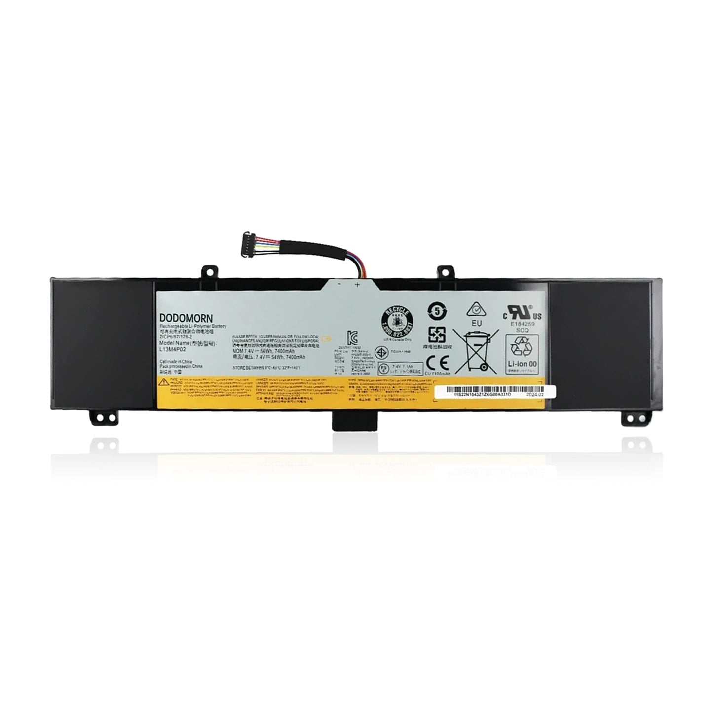 KELESY L13M4P02 Laptop Battery For Lenovo Erazer Y50 Y50-70 Y50-80 Y50P-70 Y70-70 Y70-80 Y70-70T Series 7.4V 54Wh 7400mAh L13N4P01