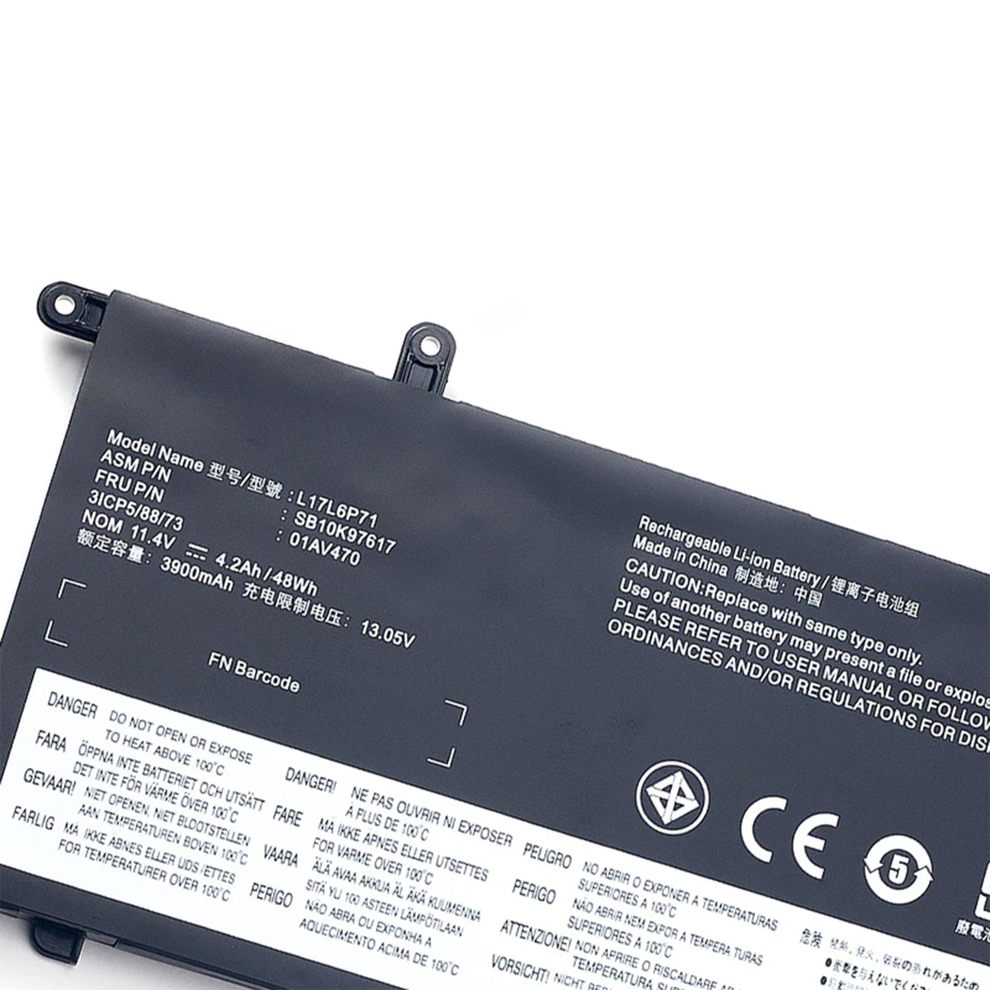 KELESY batería L17L6P71 para Lenovo ThinkPad X280, L17M6P71, L17C6P71, 01AV470, 01AV471, 01AV472, SB10K97617, 11,4 V, 48WH