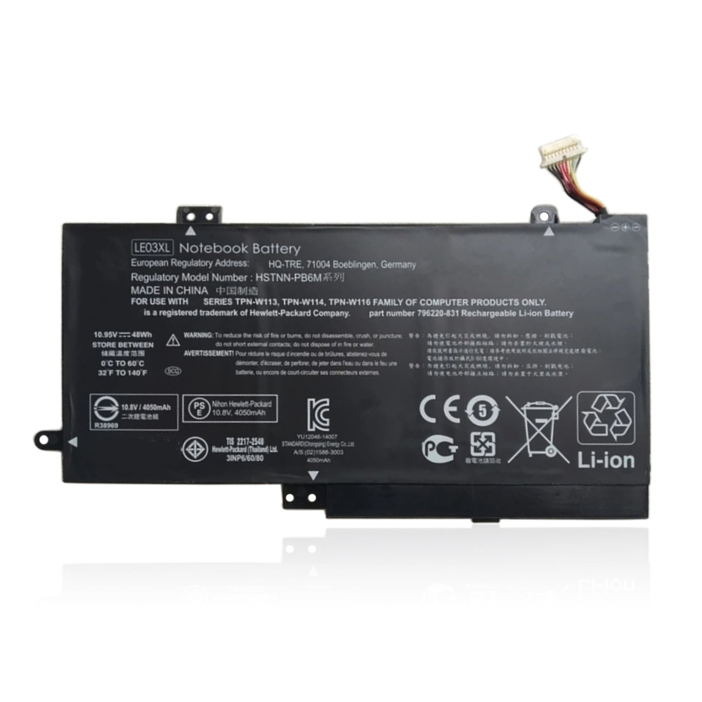 KELESY LE03XL LE03048XL TPN-W113 W114L W116 HSTNN-YB5Q PB6M Battery For HP Envy X360 M6 W101dx W102dx W103dx W010dx 15-W100NT