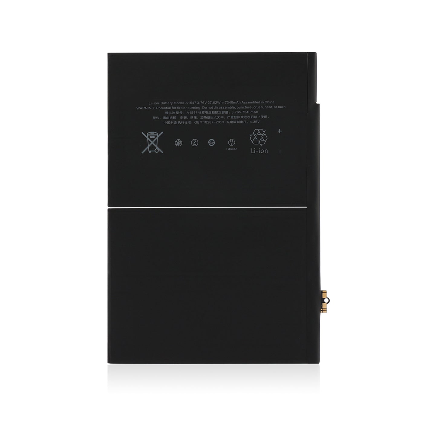 KELESY A1547 Ersatzakku für Apple iPad 6 Air 2 A1566 A1567 A1547 Tablet, 3,76 V, 27,62 WH, 7340 mAh, kostenlose Tools