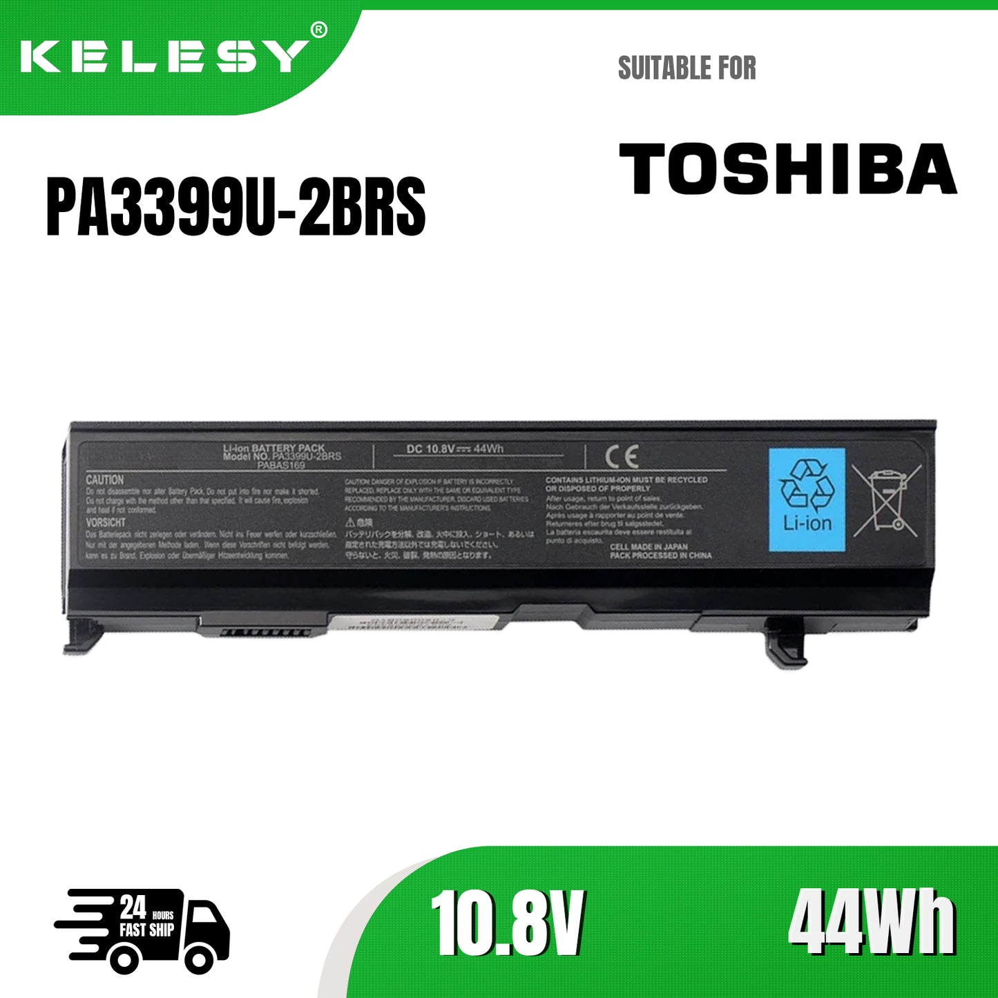 KELESY Batería de PA3399U-2BRS para Toshiba Satellite, A80, A100, M40, M45, M50, M55, M100, M115, PA3399U, PA3399U-1BAS, PA3399U