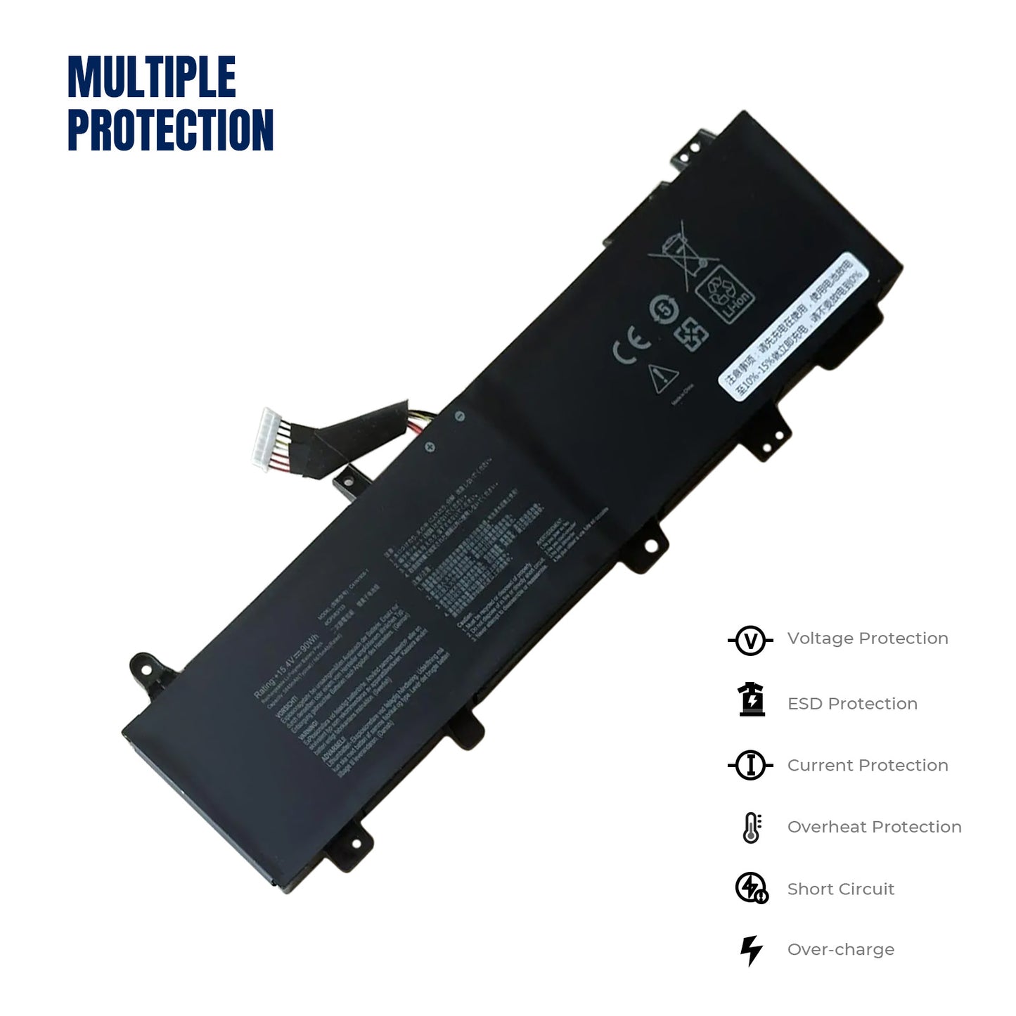 KELESY C41N1906-1 batería del ordenador portátil para Asus VivoBook Flip DW009T DW235T TP301 TP301U TP301UA-DW009R Q304 Q304U