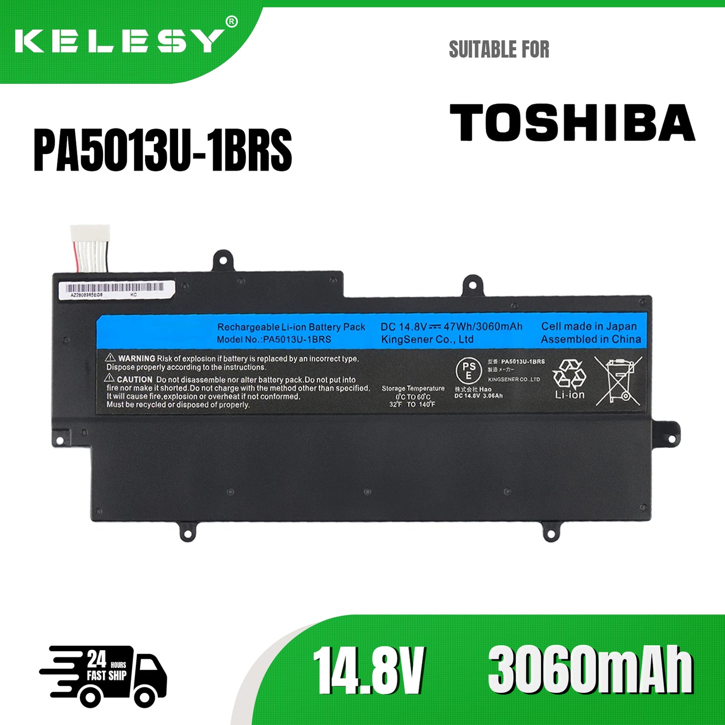 KELESY Batería de ordenador portátil PA5013U-1BRS PA5013U, herramienta gratuita para Toshiba Portege Z830, Z835, Z930, Z935