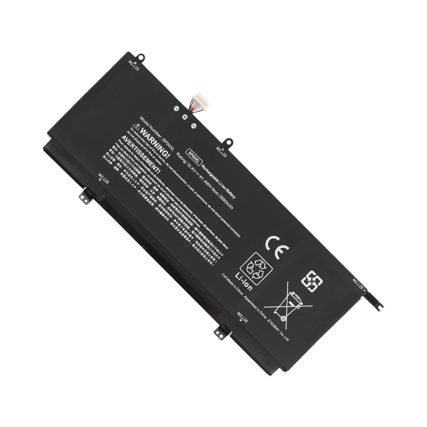 KELESY 15.4V 61.4WH New Original SP04XL Laptop Battery for HP SPECTRE X360 13-AP SP04XL TPN-Q185 Q203/4