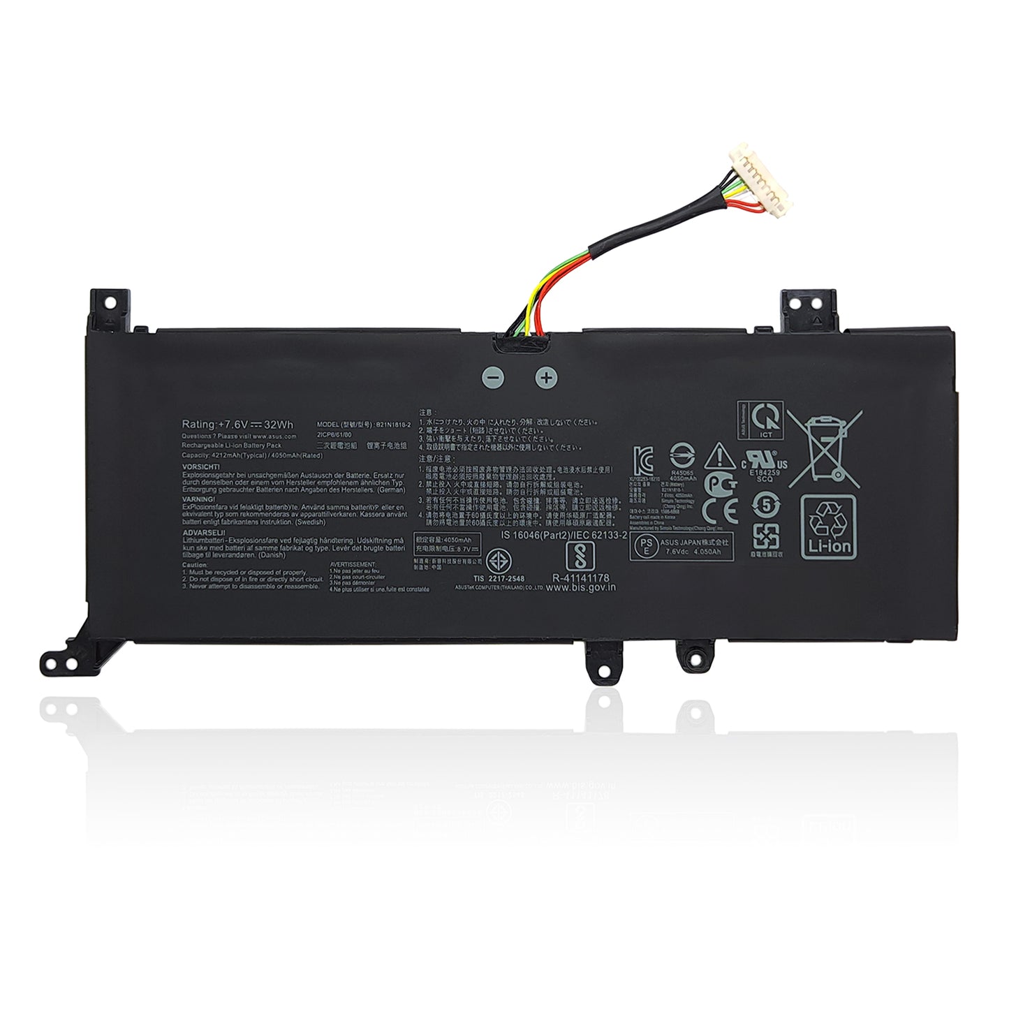KELESY Genuine Original C21N1818 B21N1818 B21N1818-2 B21N1818-3 Battery For ASUS VivoBook 15 X512FA X509FB A509FA A409FL