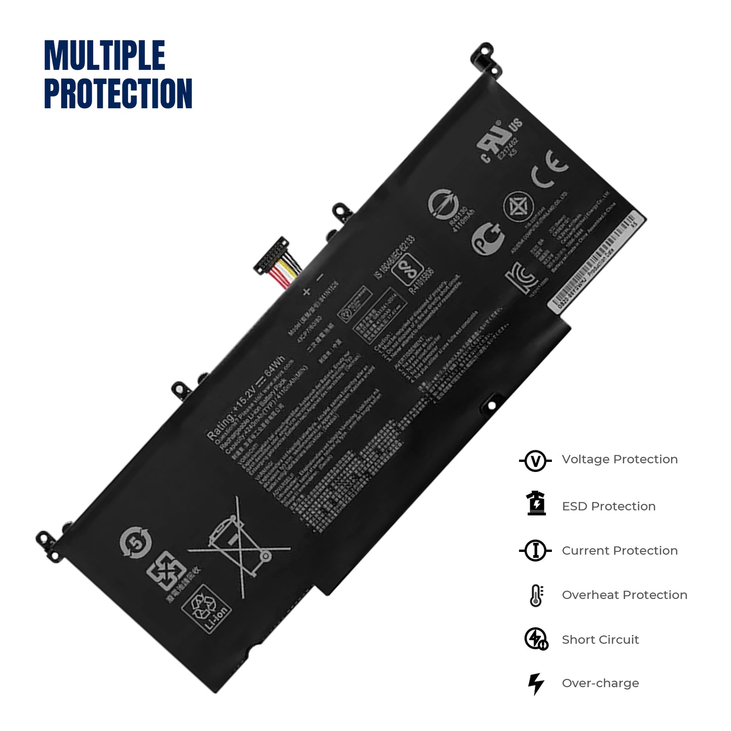 KELESY B41N1526 Аккумулятор для ноутбука Asus FX502VM FX60VM FX502VM-AS73 FX502VM-FY361T ROG Strix GL502VT GL502VT-DS74 GL502VM