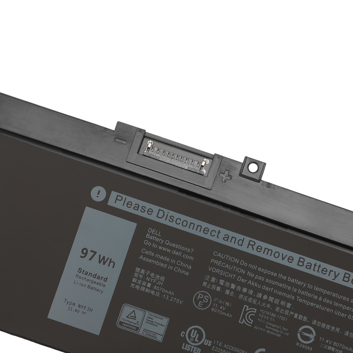 KELESY NYFJH Laptop Battery For Dell Precision 7530 7730 7540 7740 Series P34E P34E001 P34E002 P74F P74F001 P74F002 5TF10 0WMRC