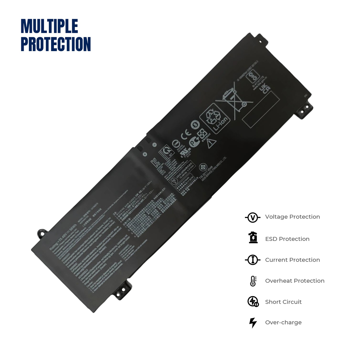KELESY Genuine Original 15.48V 56W C41N2010 Battery For ASUS ROG Strix G15 G513IC G513IH G513QC ROG Strix G17 G713QE