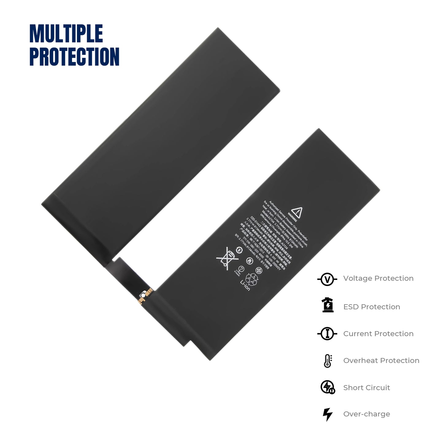 KELESY A1798 сменный аккумулятор для планшета iPad Pro10.5" A1701 A1709 A1852 A2134 MQDT2LL/A PHH2LL/A MQF22LL/A 3.77V 8134mAh
