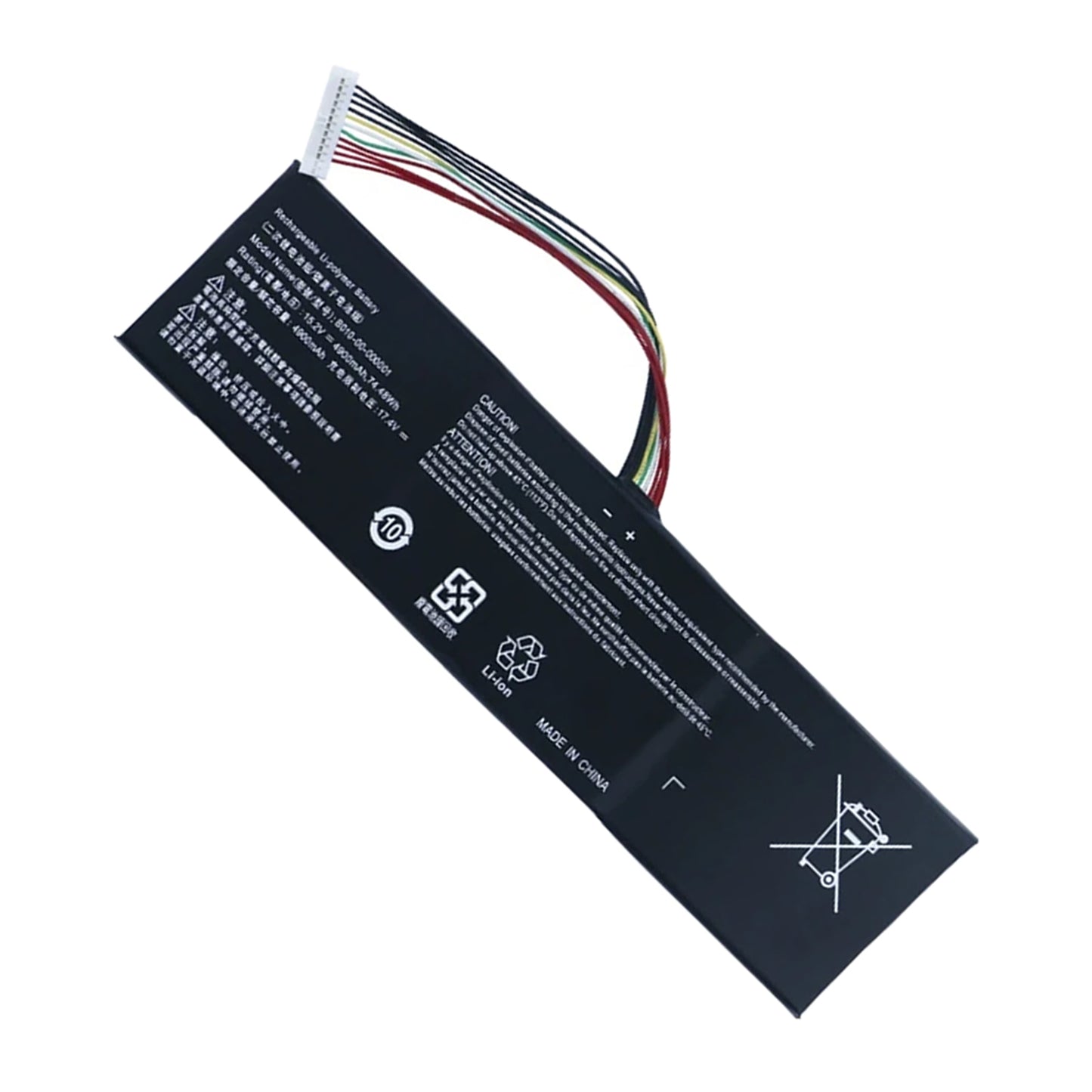 KELESY Batería Original para ordenador portátil, pila de 15,2 V, WH 74,48, para Getac EVGA 758-41-2633-T1 SC17 SC17 1070