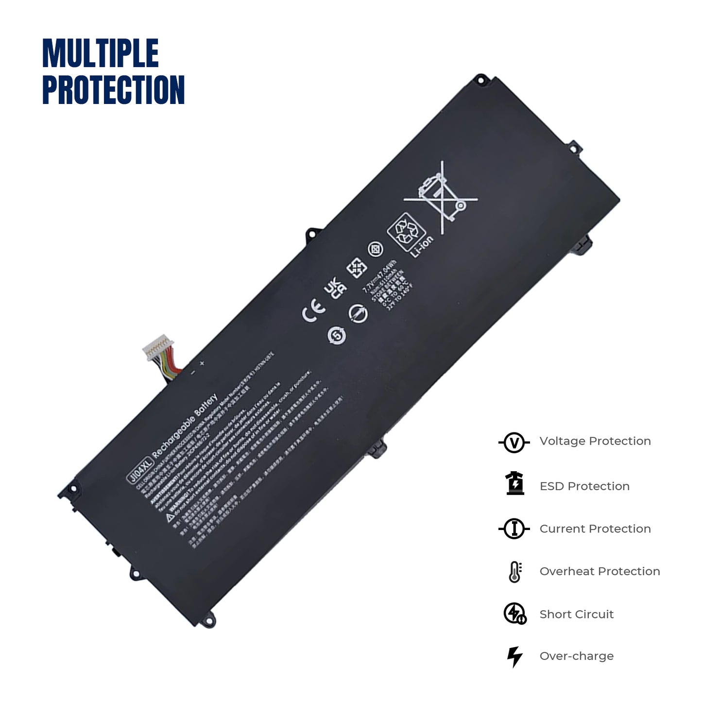KELESY JI04XL Laptop Battery Replacement for Hp Elite X2 1012 G2 Elite X2 1012 G2-1LV76EA Series JI04XL JI04047XL 901307-541