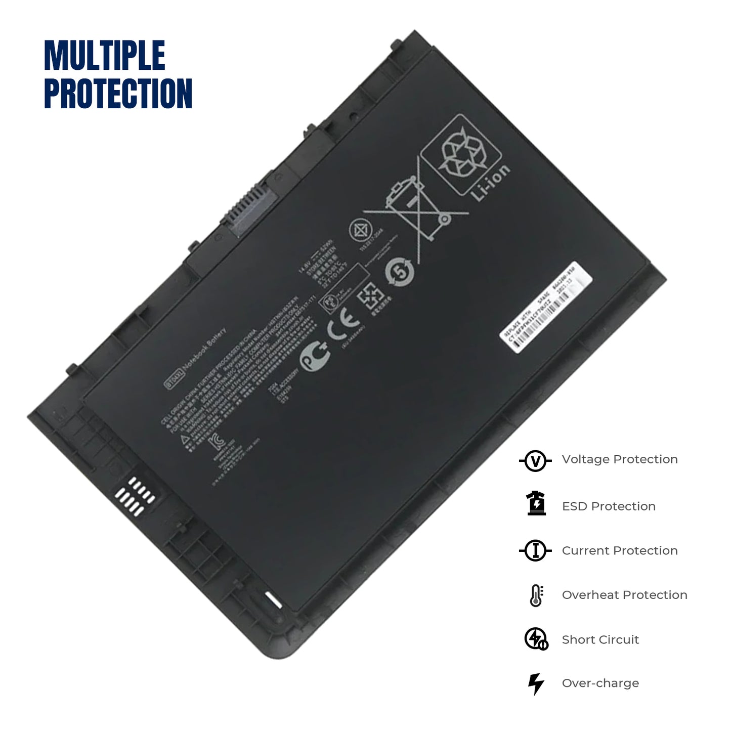 KELESY New Laptop Battery BT04XL For HP EliteBook Folio 9470 9480M Series HSTNN-IB3Z HSTNN-DB3Z HSTNN-I10C BA06 687517-1C1