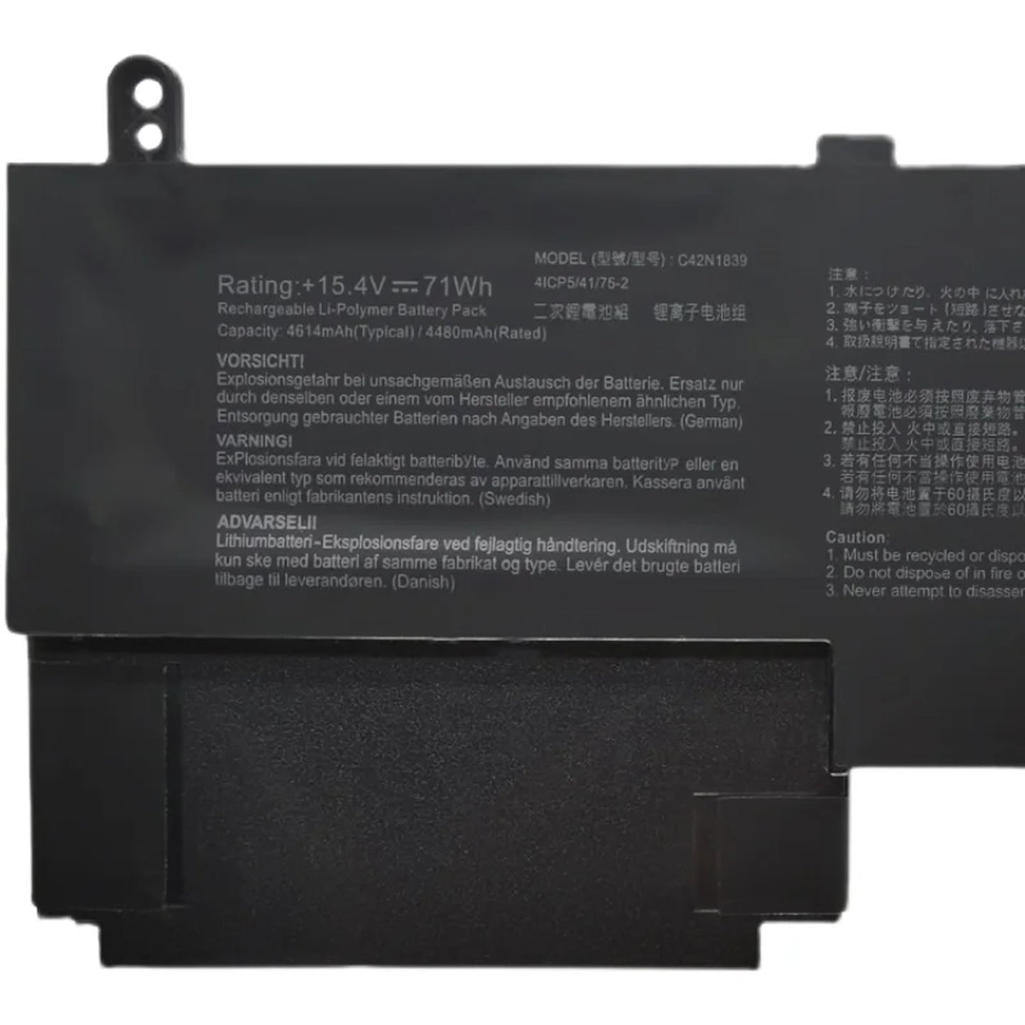KELESY C42N1839 15.4V 71WH Laptop Battery For Asus ZenBook 15 UX533FAC-A8097T UX533FTC UX534FAC UX534FTC UX563FD-A1015T