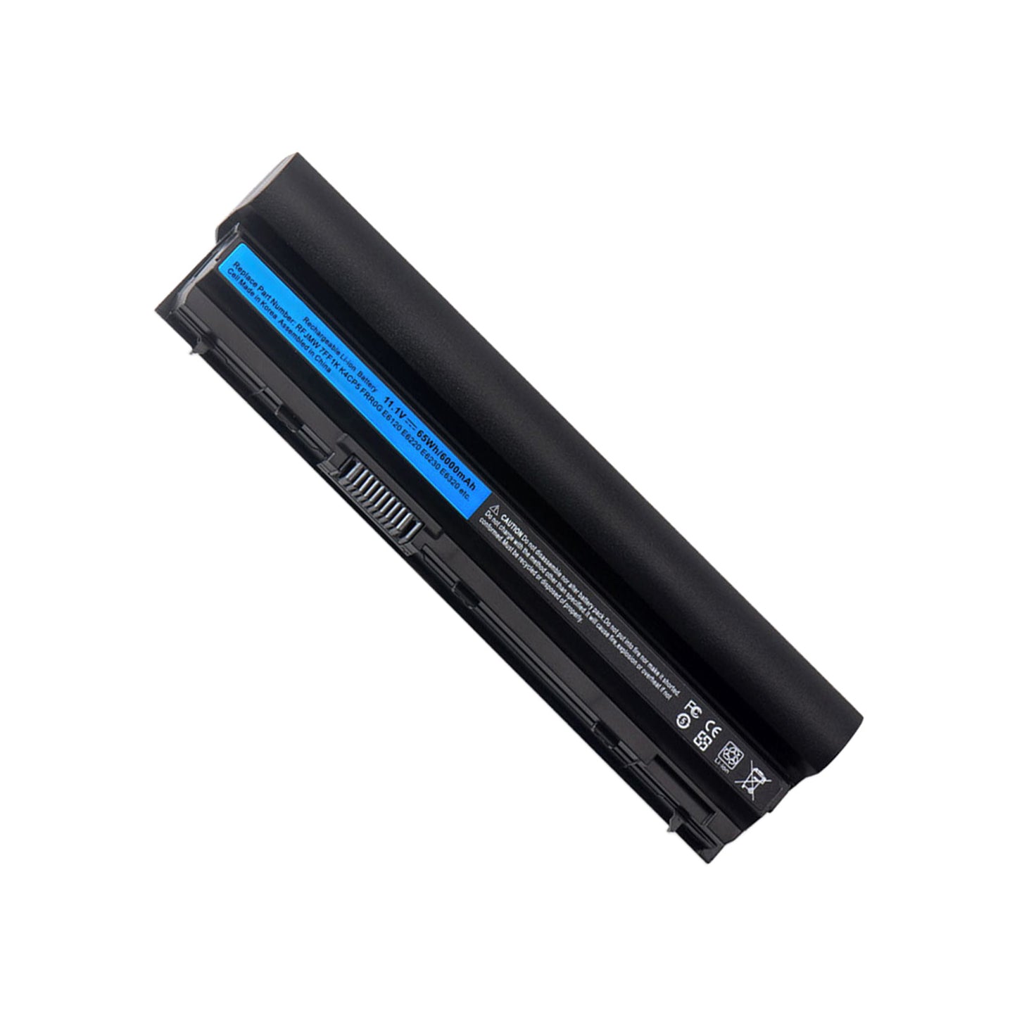 KELESY 11.1V 6000mAh RFJMW 7FF1K Laptop Battery For DELL Latitude E6320 E6330 E6220 E6230 E6120 FRR0G KJ321 K4CP5 J79X4