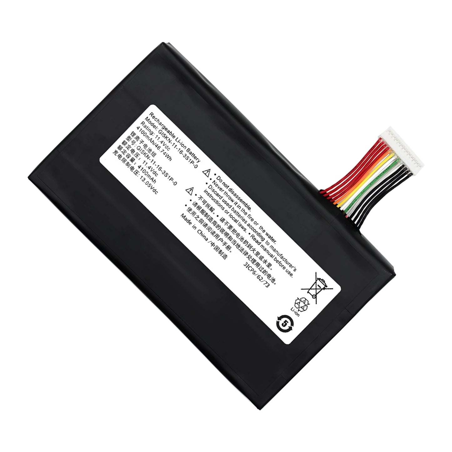 KELESY GI5KN-00-13-3S1P-0 Laptop-Akku für Clevo GI5KN-11-16-3S KP7D2 GI5KN Z7-KP7D2 Z7-KP7GT 11,4 V 4100 mAh