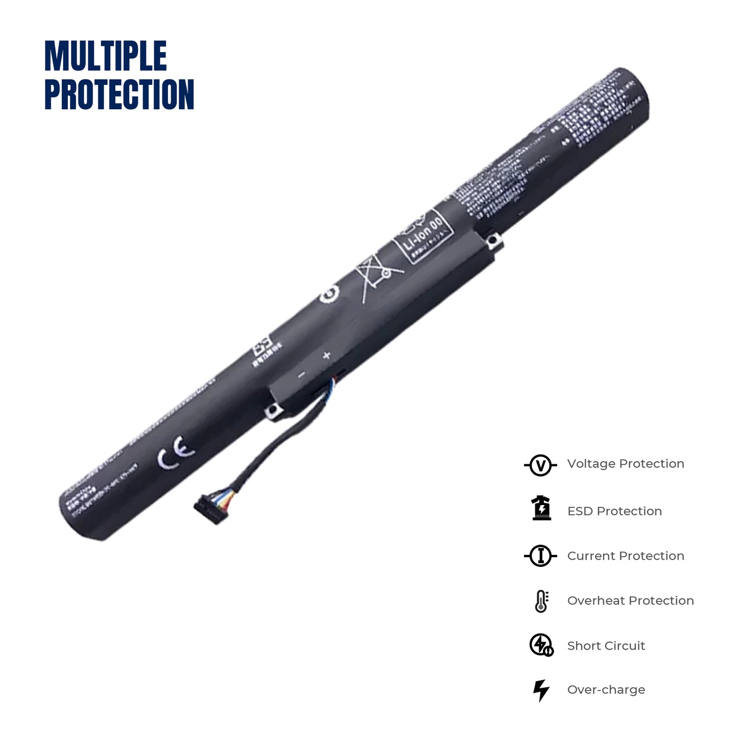 KELESY L14L4E01 L14M4A01 L14M4E01 L14S4A01 L14L4A01 L14S4E01 Laptop Battery for Lenovo IdeaPad 500-15isk Y50C V4000-ISE Z41-70