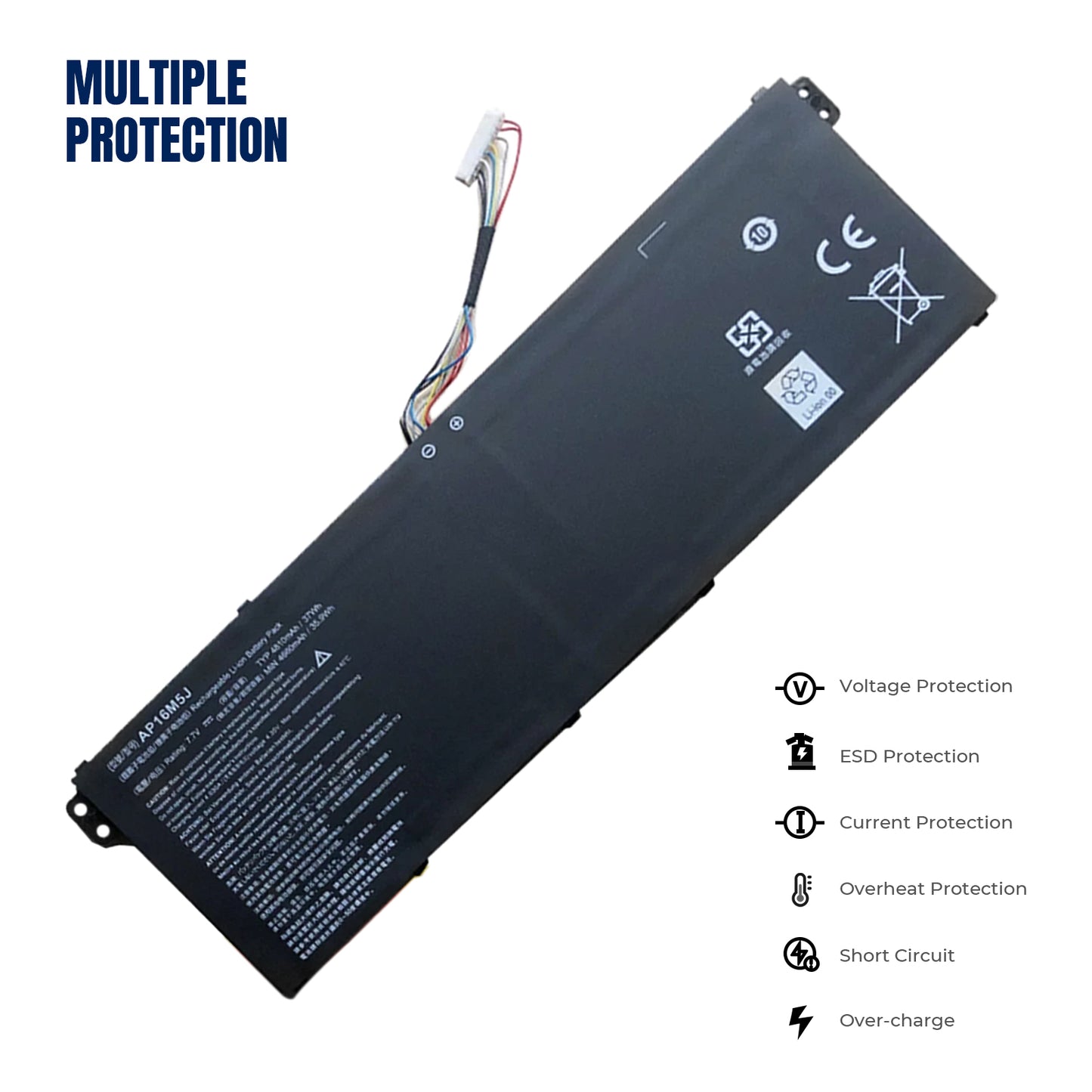 KELESY AP16M5J Battery For Acer Aspire 3 A315-21 A314-31 Series A315-21-63F1 A315-53-52CF A315-53G-33G6 A315-31-P72U Aspire 1
