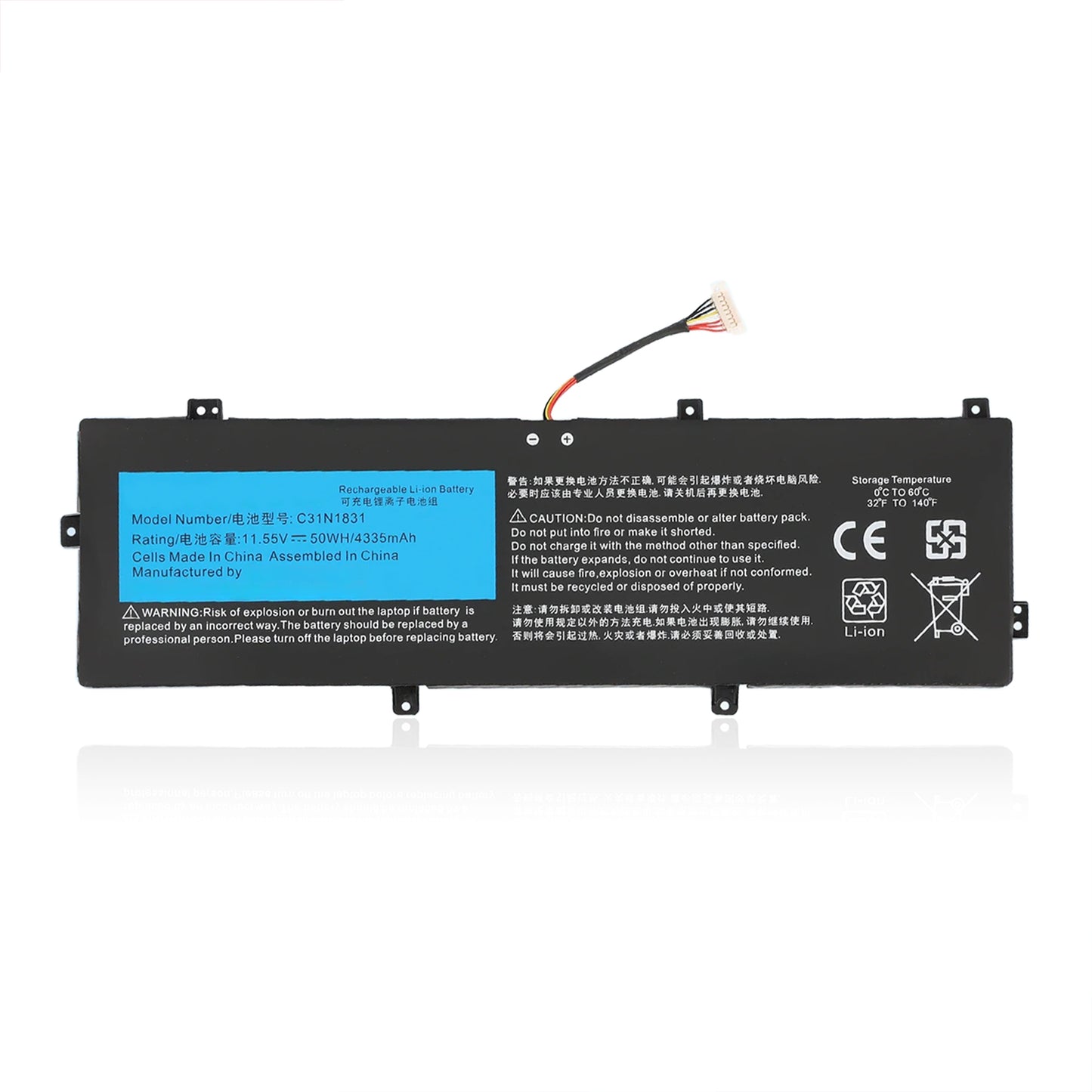 KELESY batería modelo C31N1831 para ordenador portátil, pieza de PC para ASUS P3540FA, P3548FA, P574FA, PE574FA, PX574F Series