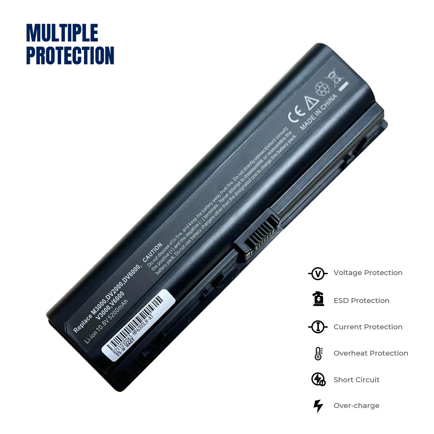 KELESY Laptop Battery For HP Pavilion DV2000 DV2700 DV6000 DV6700 DV6000Z DV6100 DV6300 DV6200 DV6400 DV6500 DV6600 HSTNN-LB42