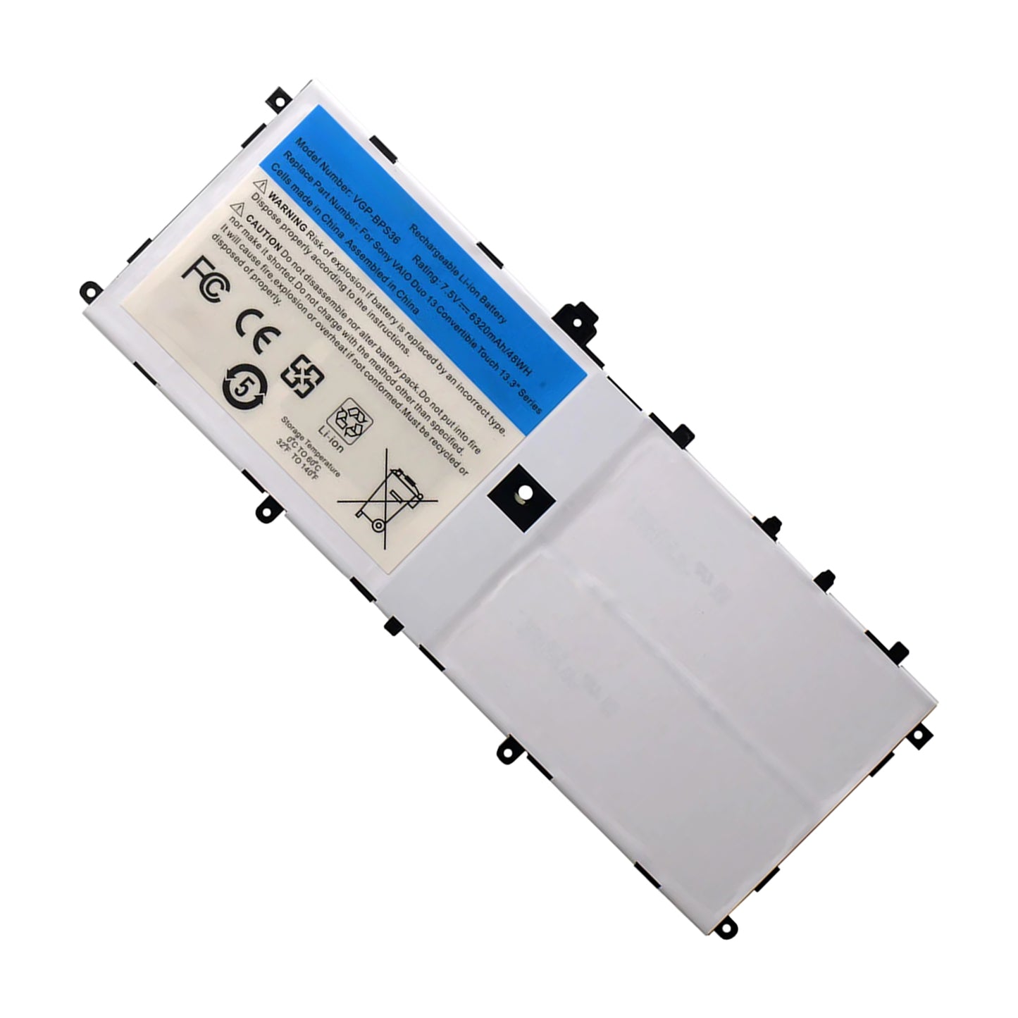 KELESY Batería de VGP-BPS36 BPS36 para SONY Vaio Duo 13 Convertible Touch, 13,3 ", SVD13211CG, SVD1323YCGW, SVD132A14L
